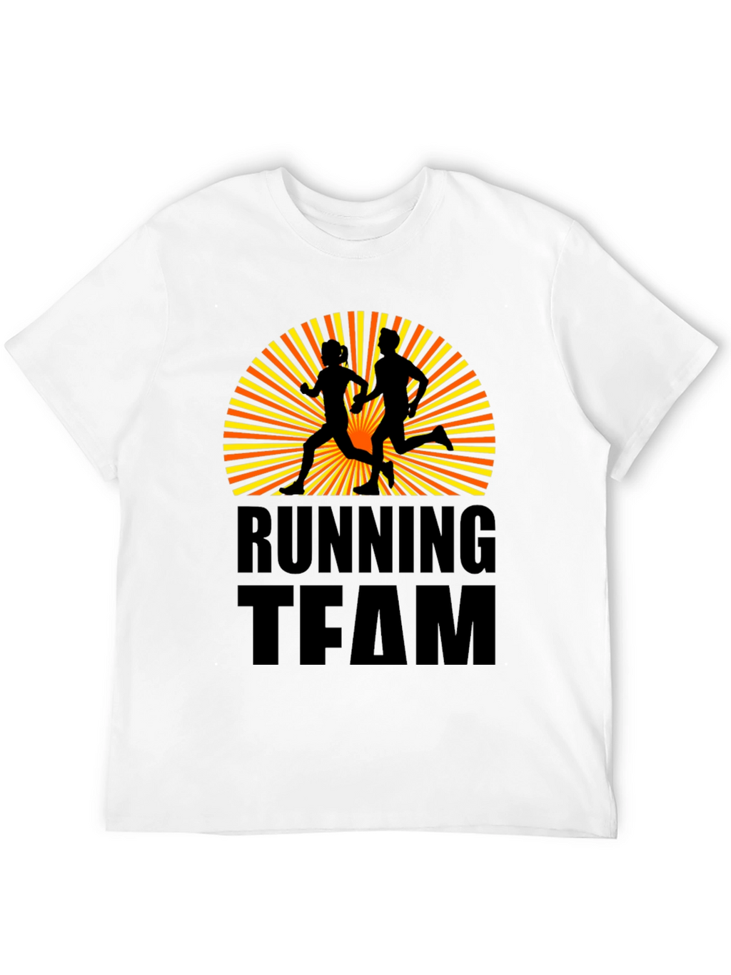Running Team Graphic T-Shirt - Black