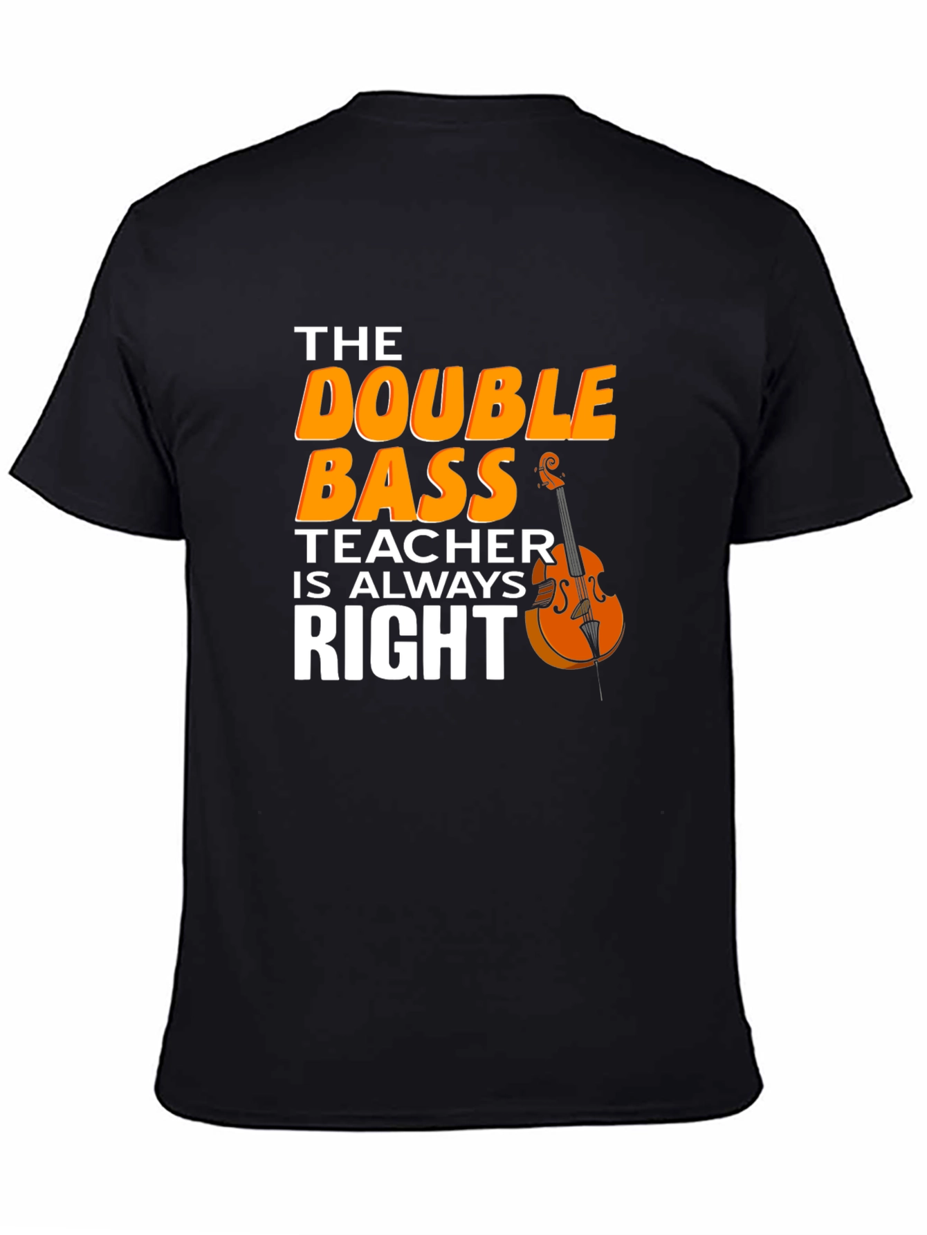 Double Bass Teacher T-Shirt - Music Instructor Apparel