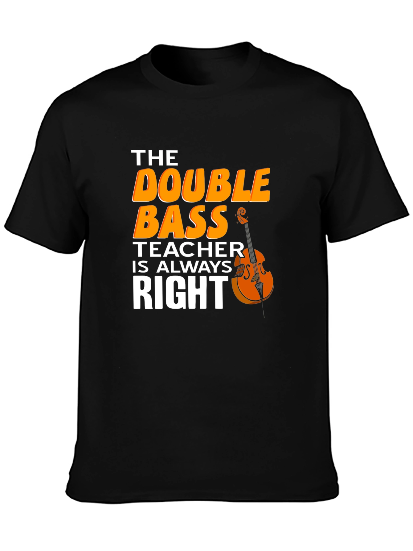Double Bass Teacher T-Shirt - Music Instructor Apparel