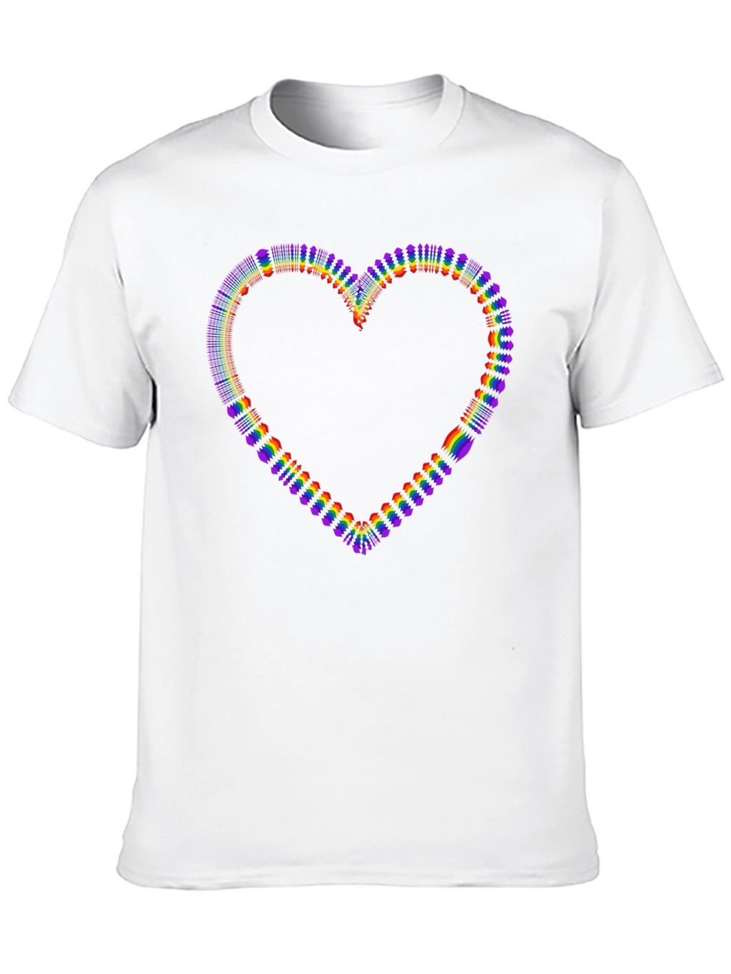 Rainbow Heart Graphic Tee - Pride Edition