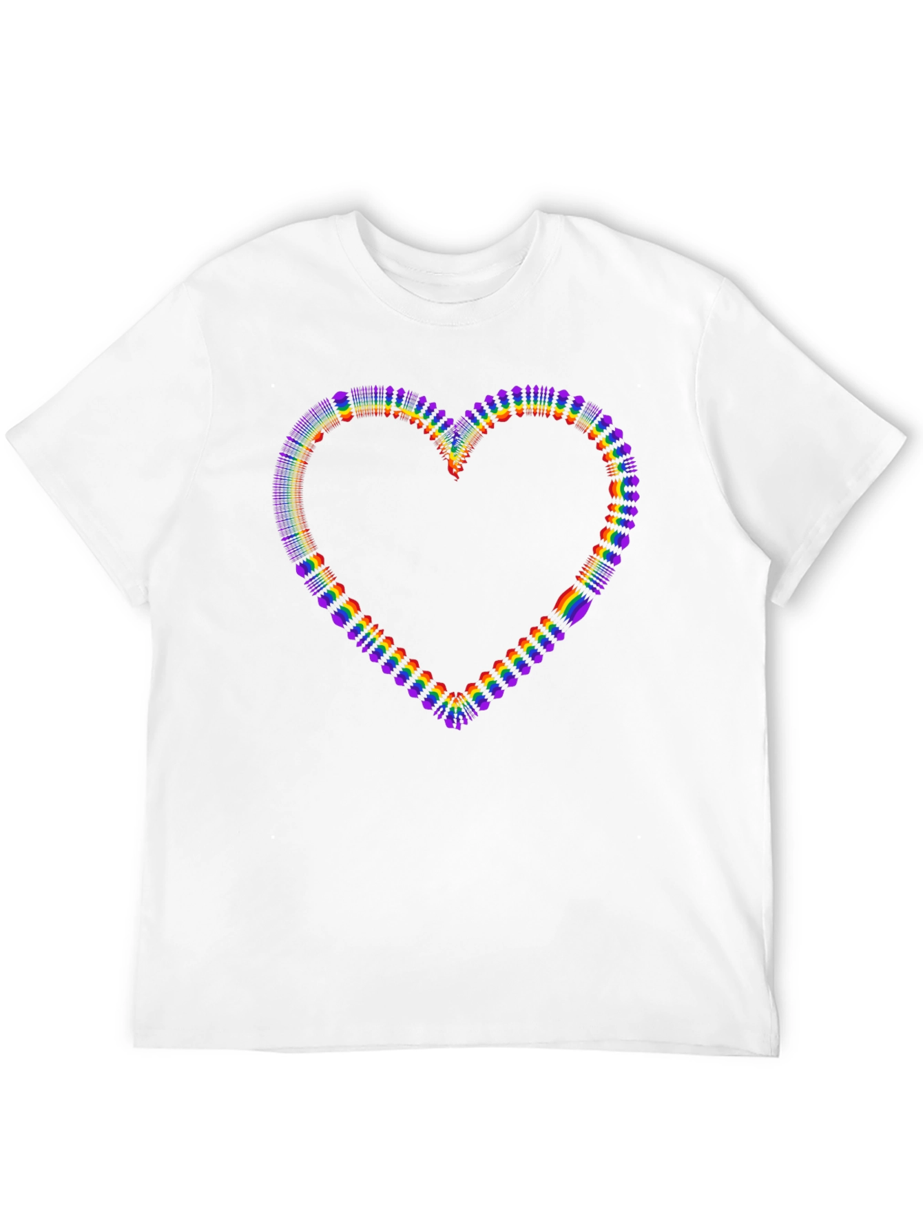 Rainbow Heart Graphic Tee - Pride Edition