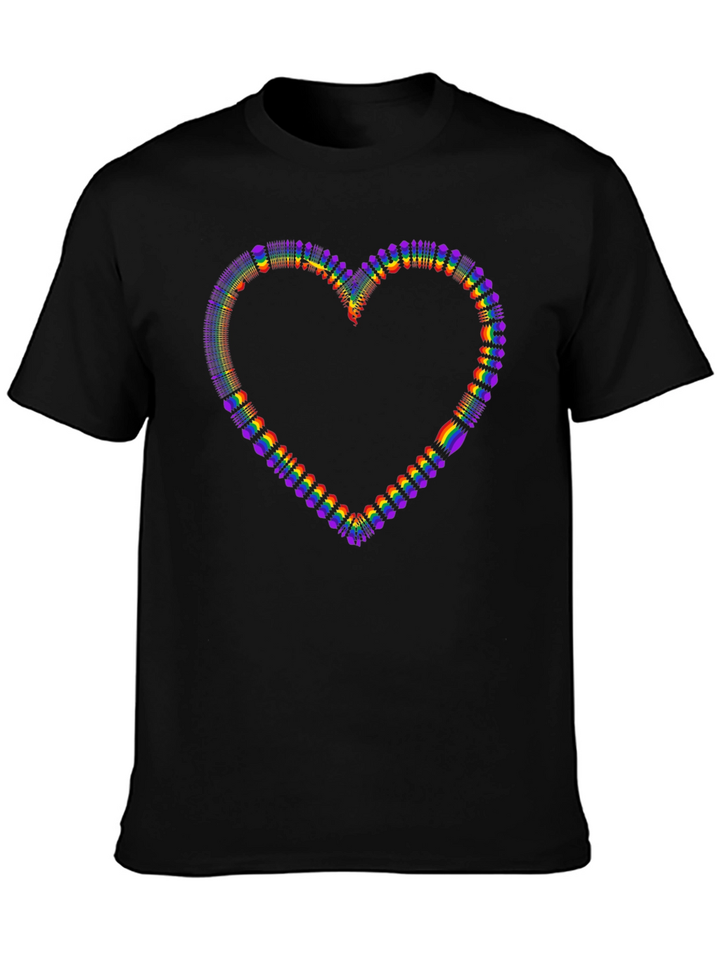 Rainbow Heart Graphic Tee - Pride Edition