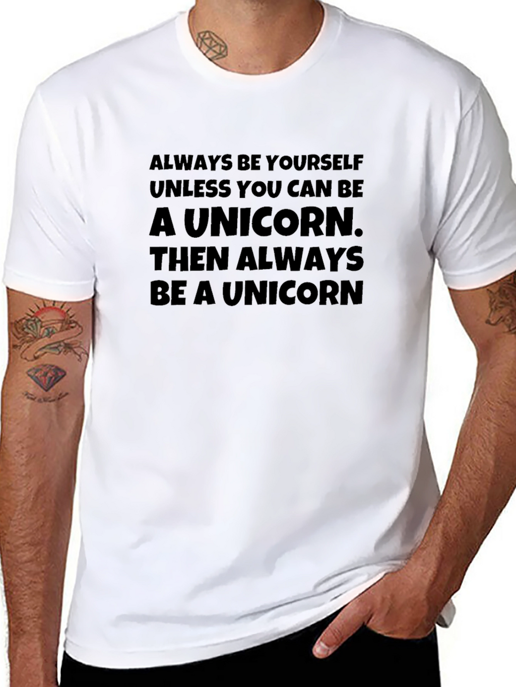Always Be Yourself Unicorn Graphic Tee