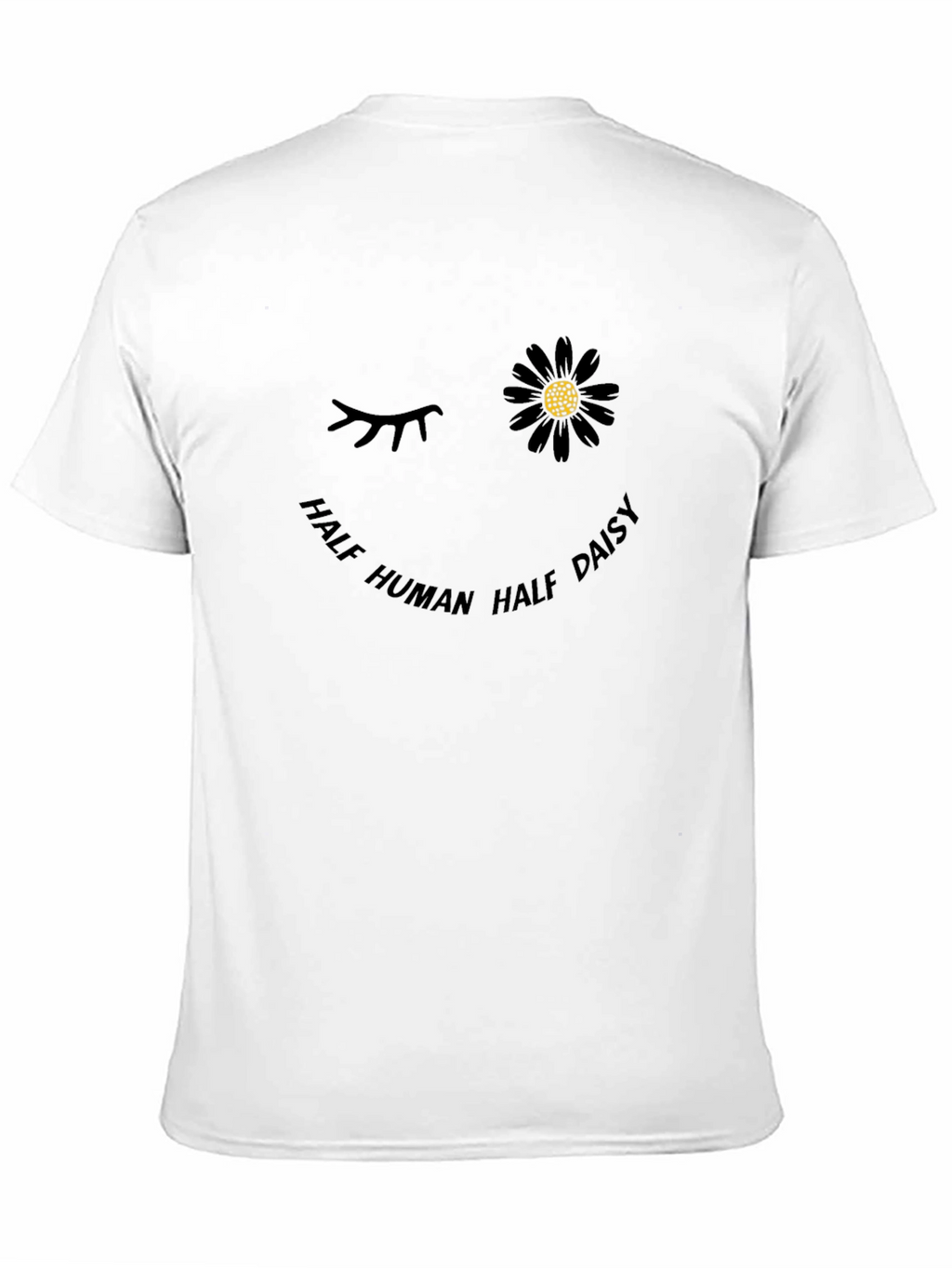 Half Human Half Daisy Graphic T-Shirt