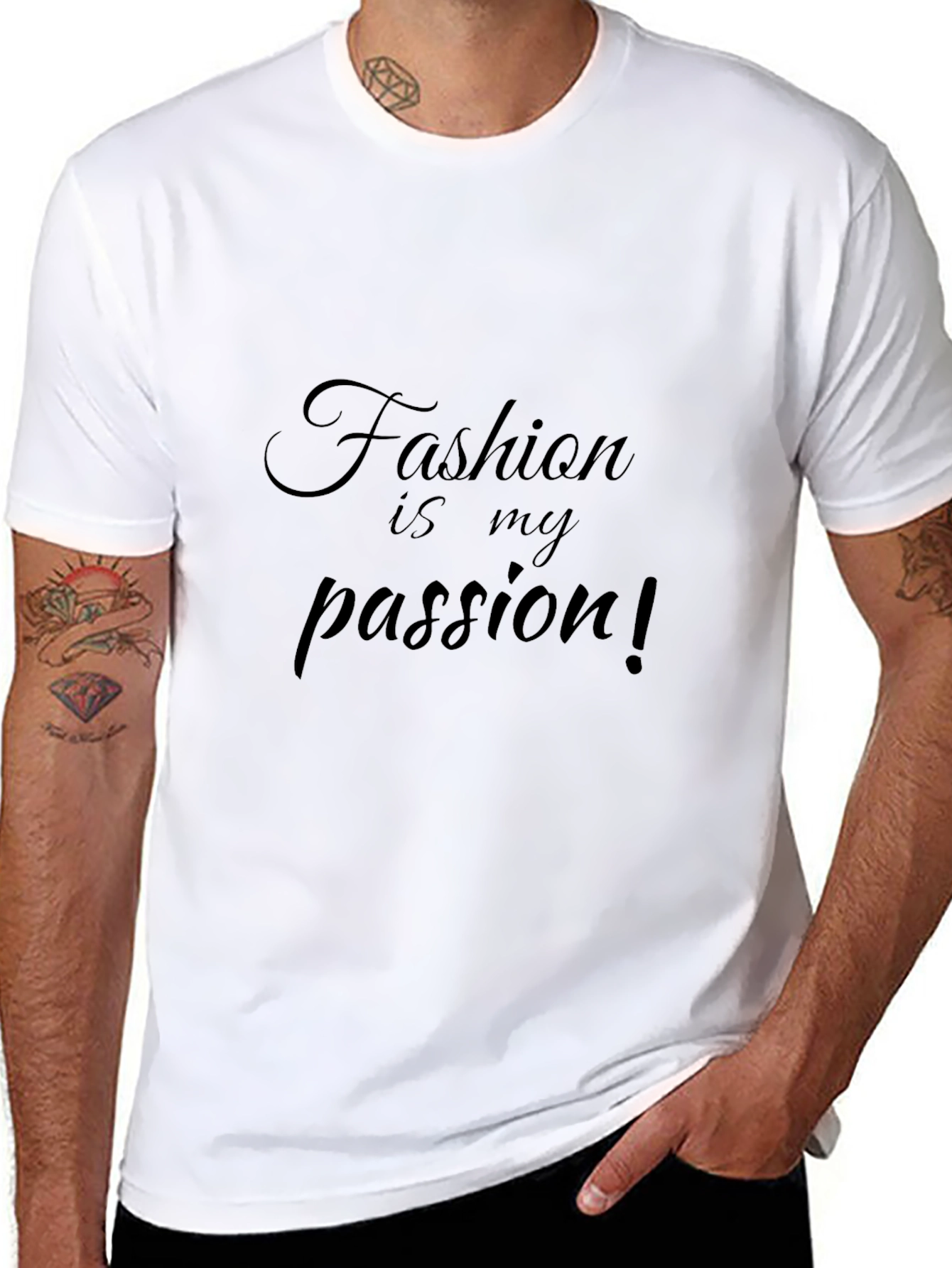 Fashion Is My Passion Black T-Shirt