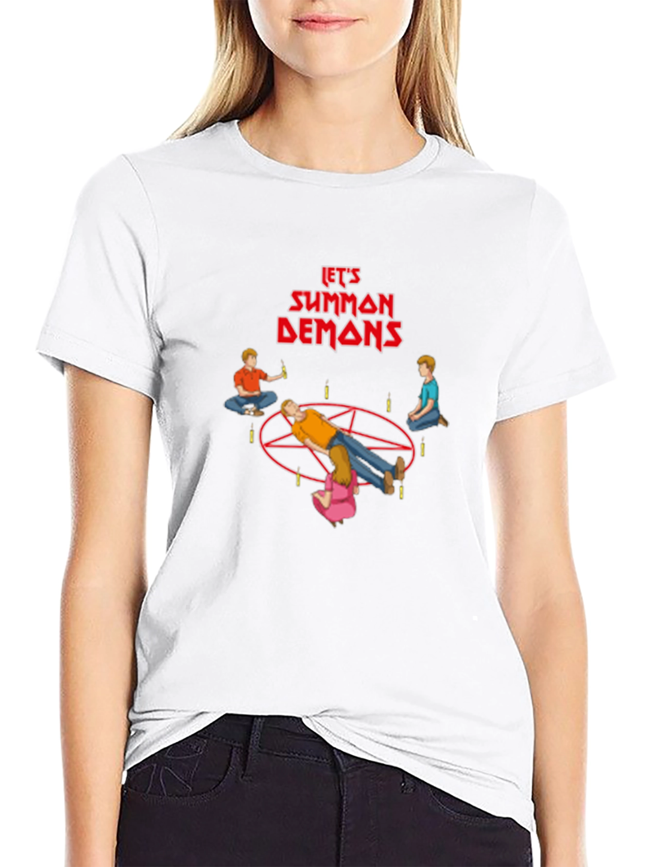 Lets Summon Demons Graphic Tee