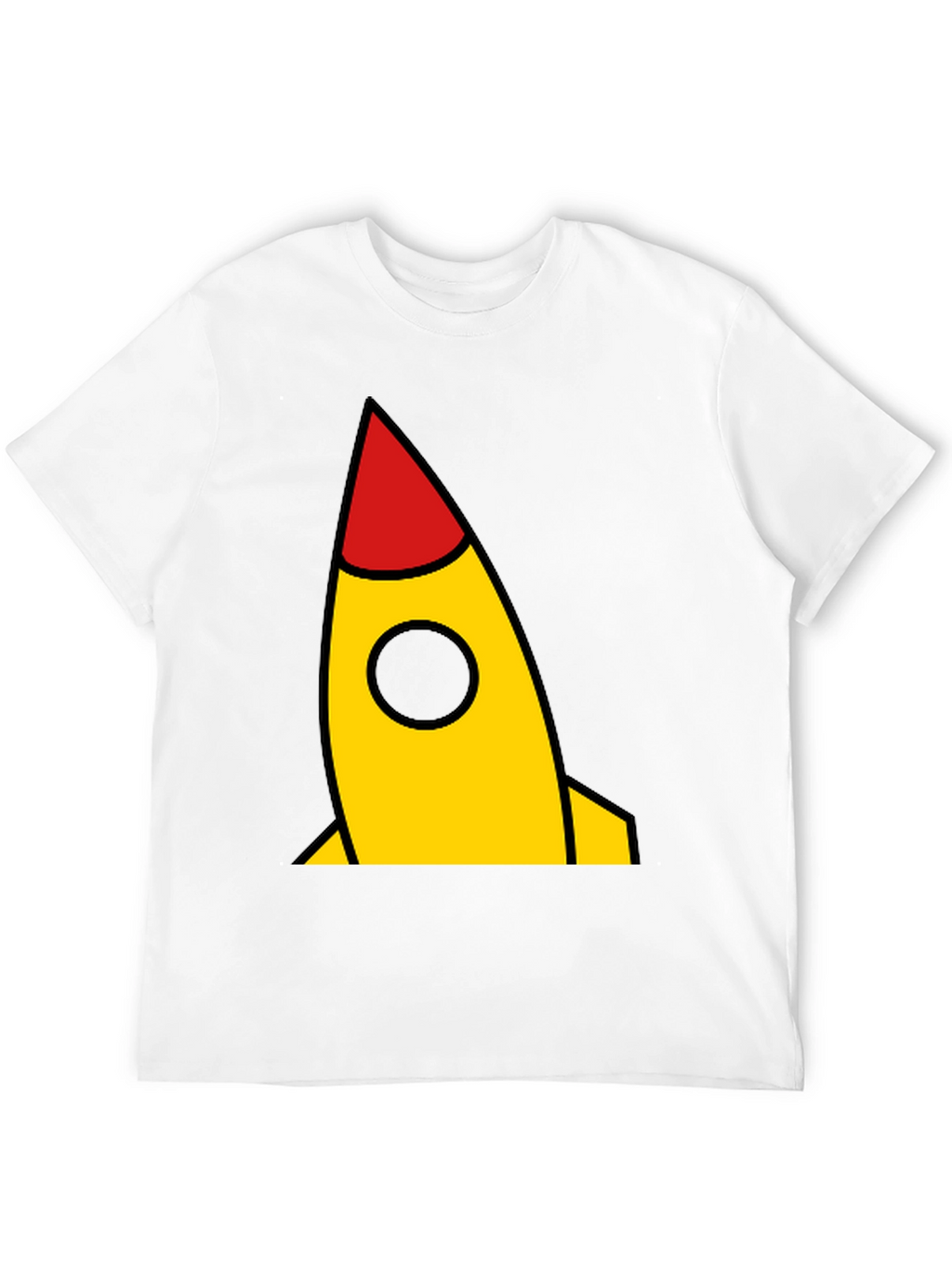 Rocket Graphic Black T-Shirt