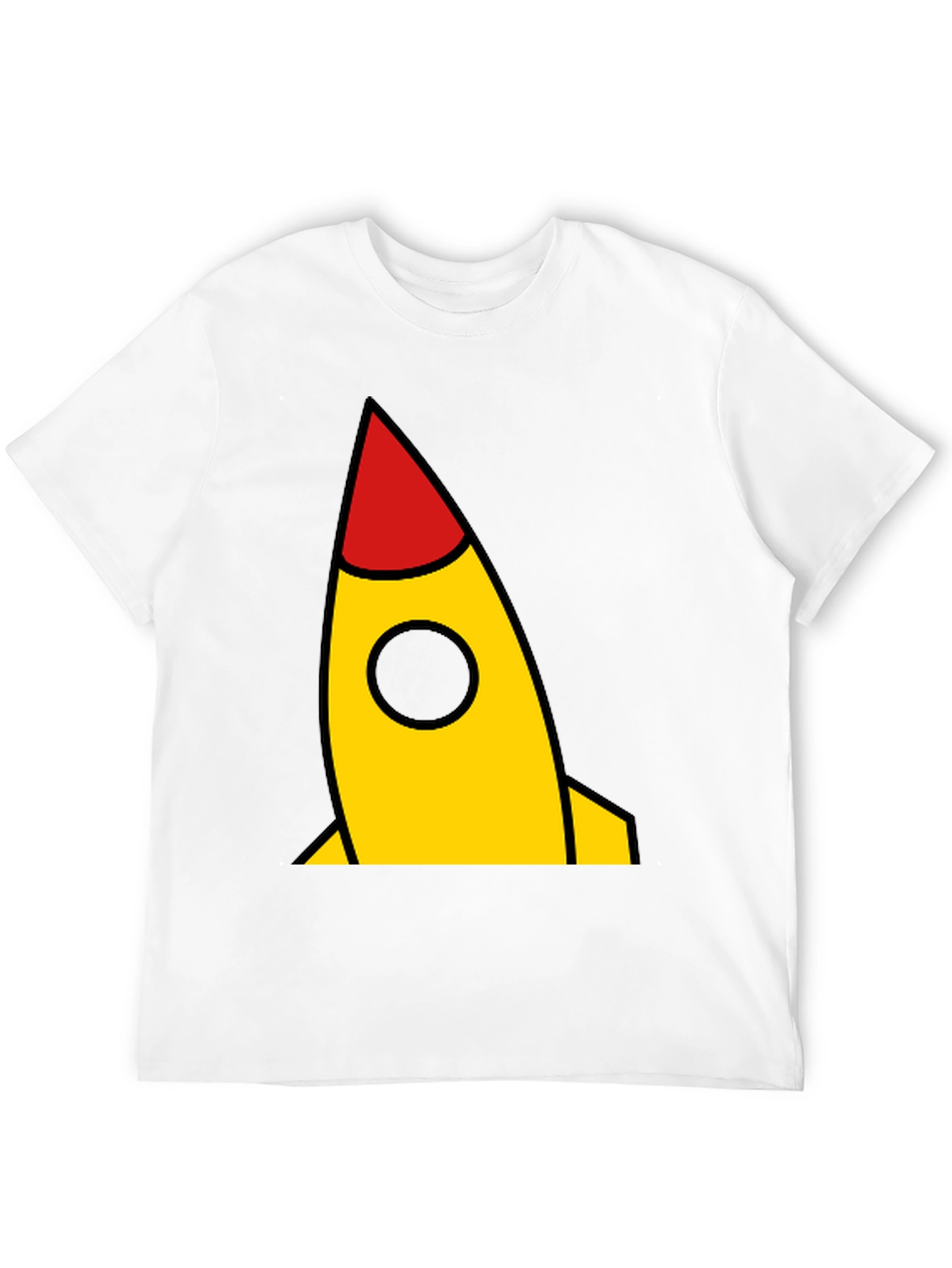 Rocket Graphic Black T-Shirt