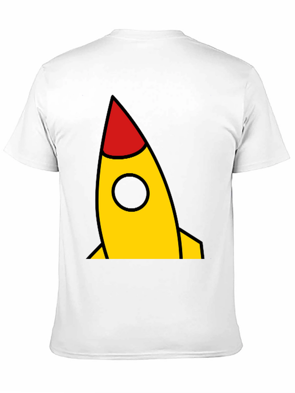 Rocket Graphic Black T-Shirt