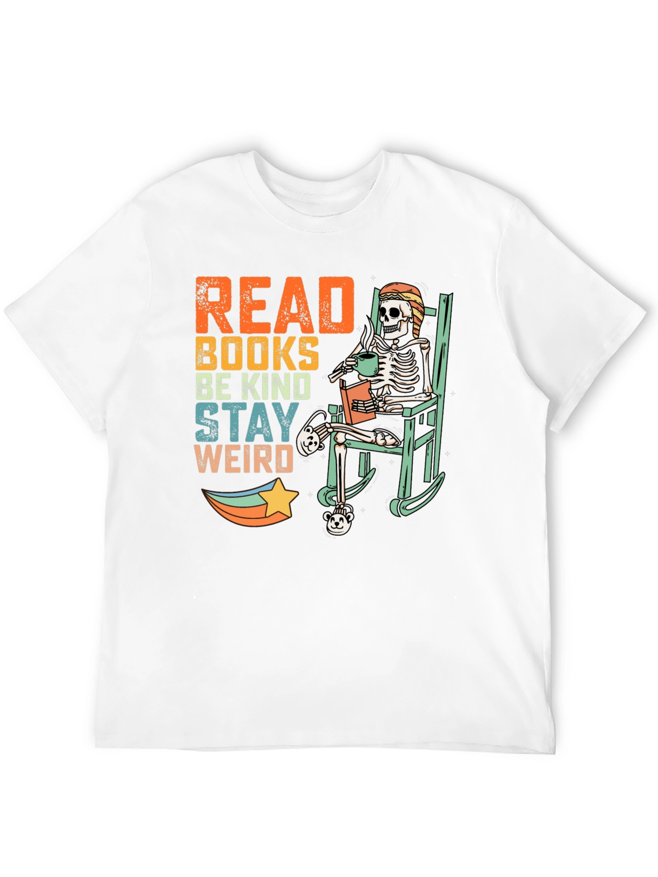 Read Books Be Kind Stay Weird T-Shirt