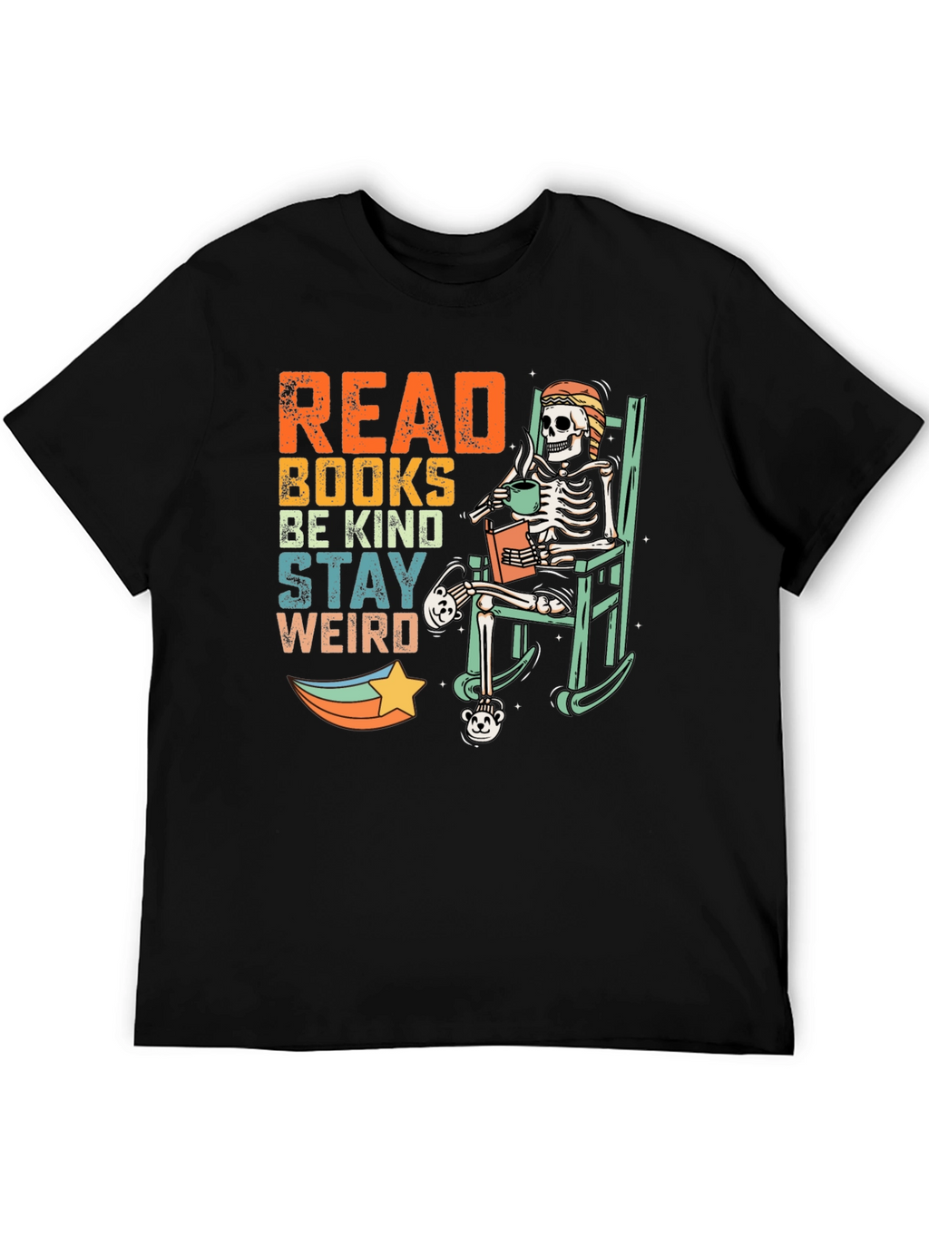 Read Books Be Kind Stay Weird T-Shirt