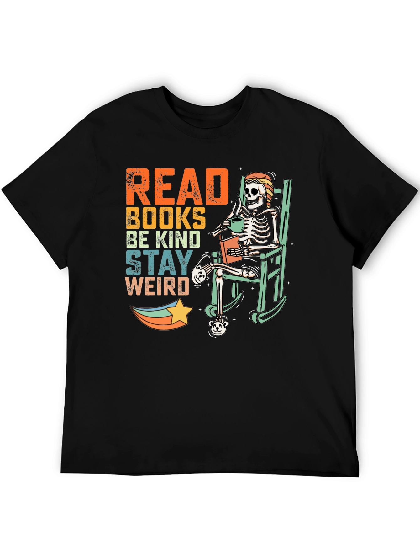 Read Books Be Kind Stay Weird T-Shirt
