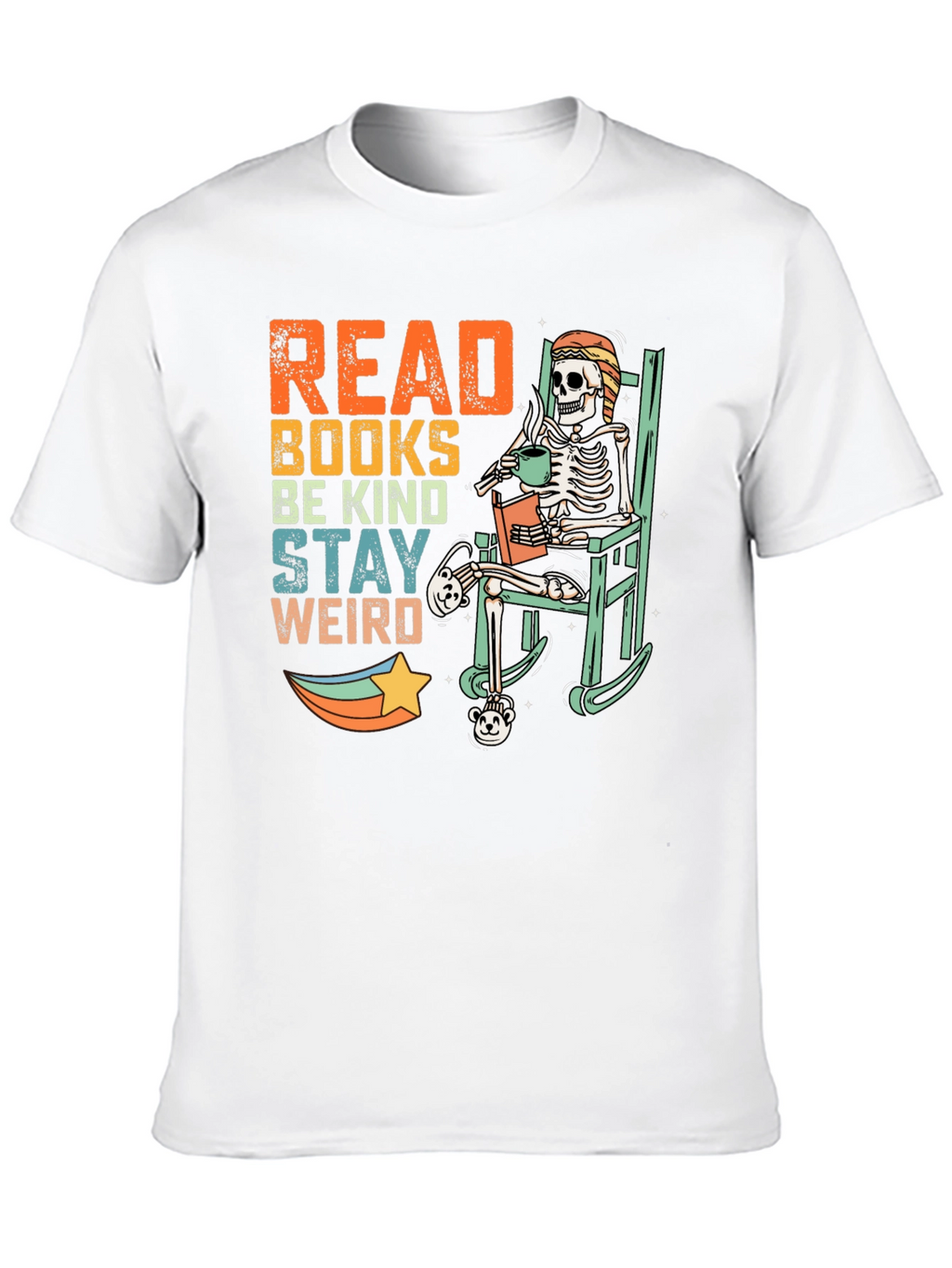 Read Books Be Kind Stay Weird T-Shirt