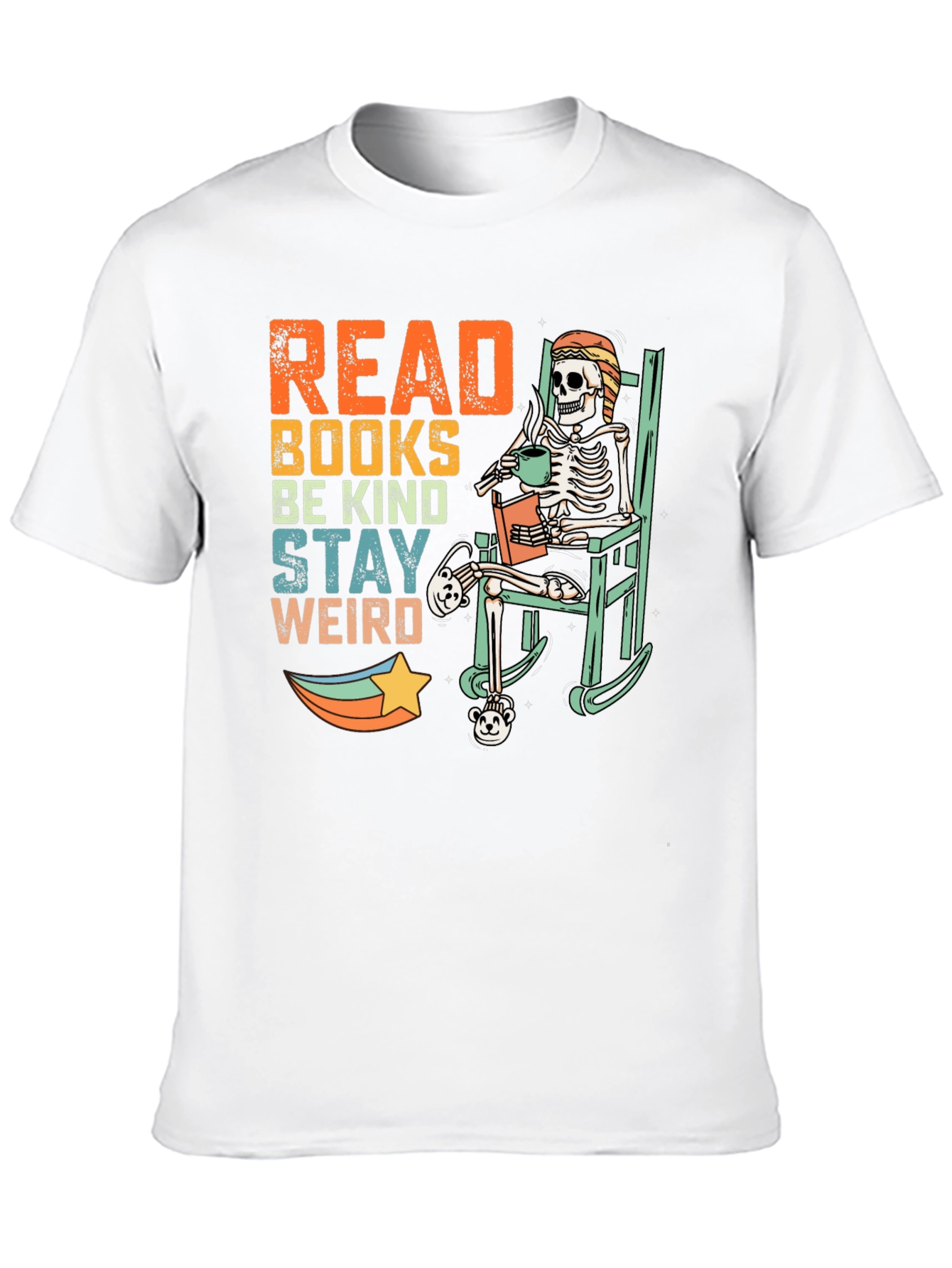 Read Books Be Kind Stay Weird T-Shirt