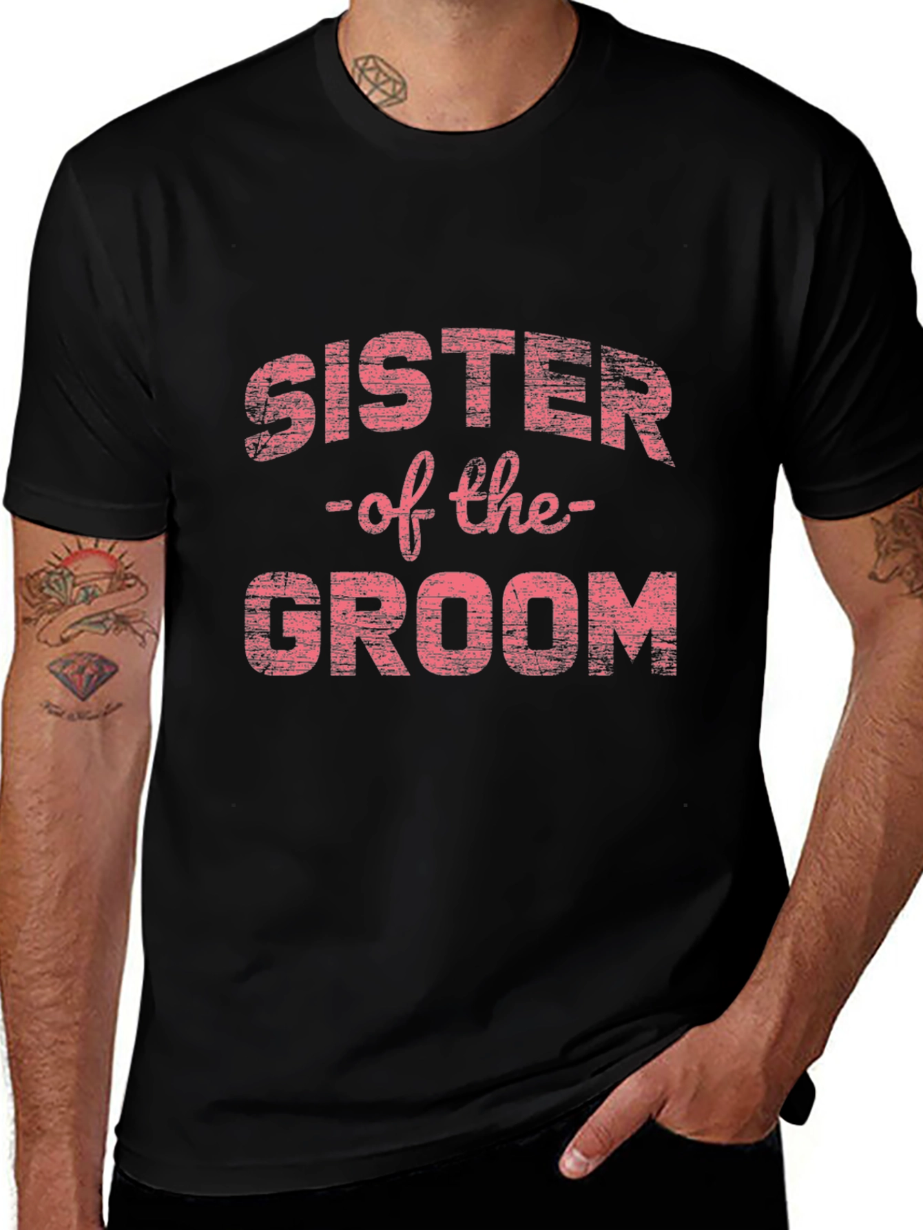Sister of the Groom T-Shirt - Wedding Party Tee