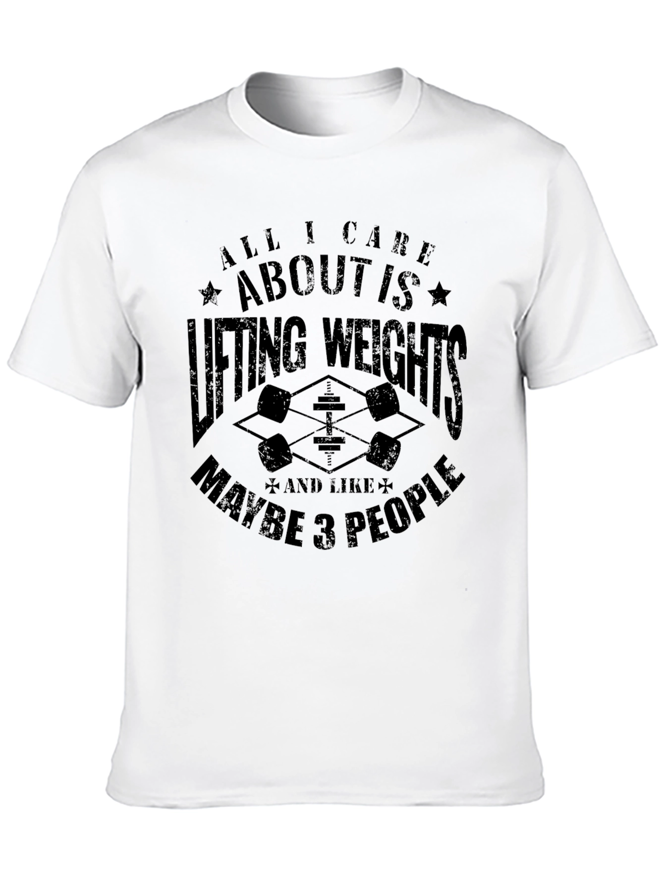 Lifting Weights Graphic T-Shirt - Gym & Fitness Apparel