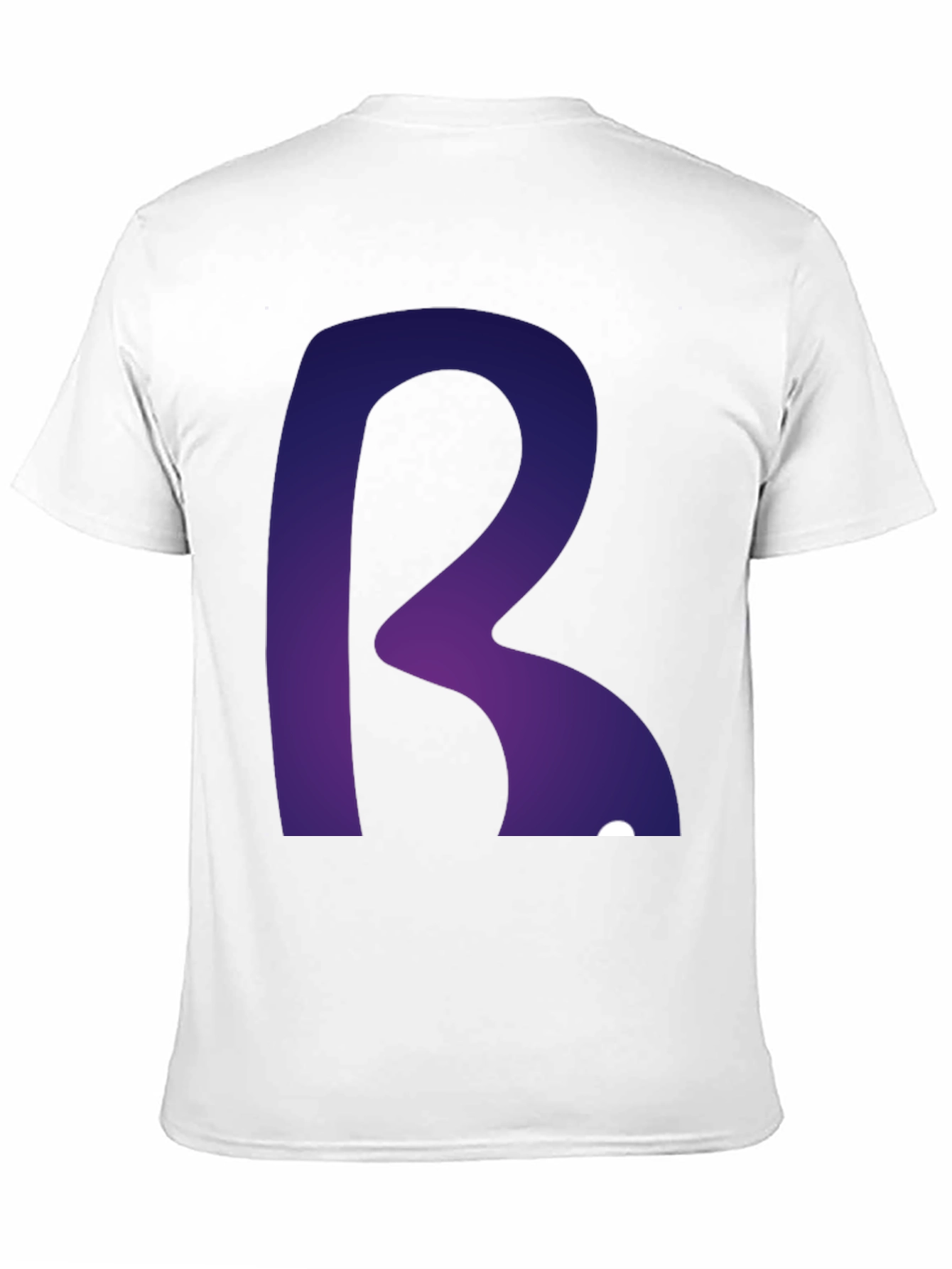 Letter R Graphic Tee - Modern Gradient Design