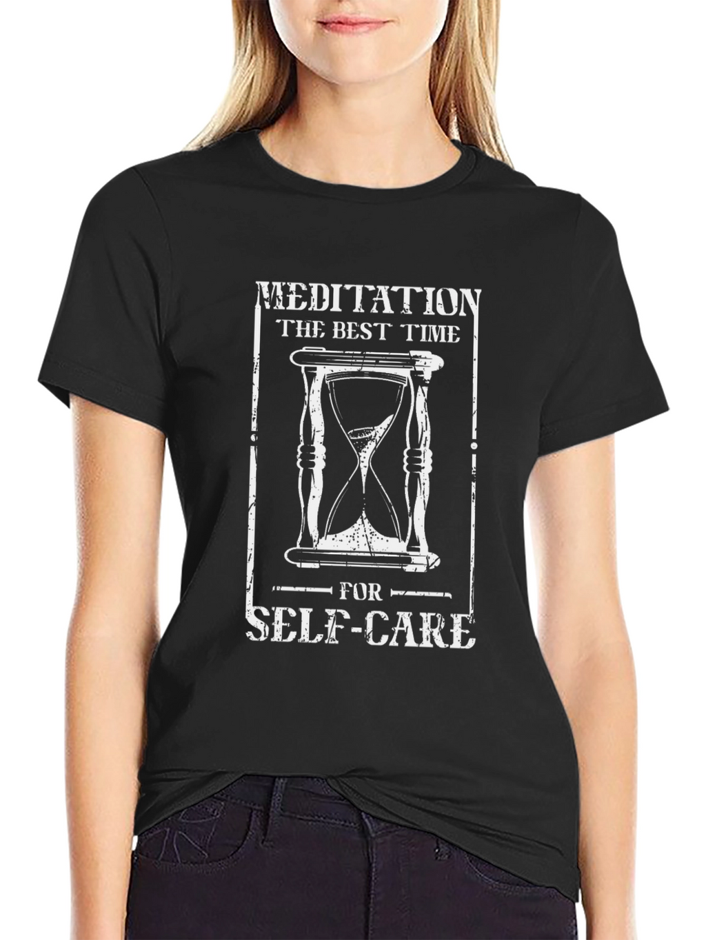Meditation Self-Care Graphic T-Shirt