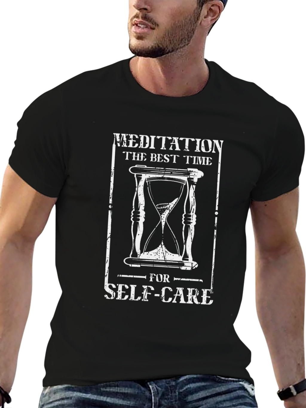Meditation Self-Care Graphic T-Shirt
