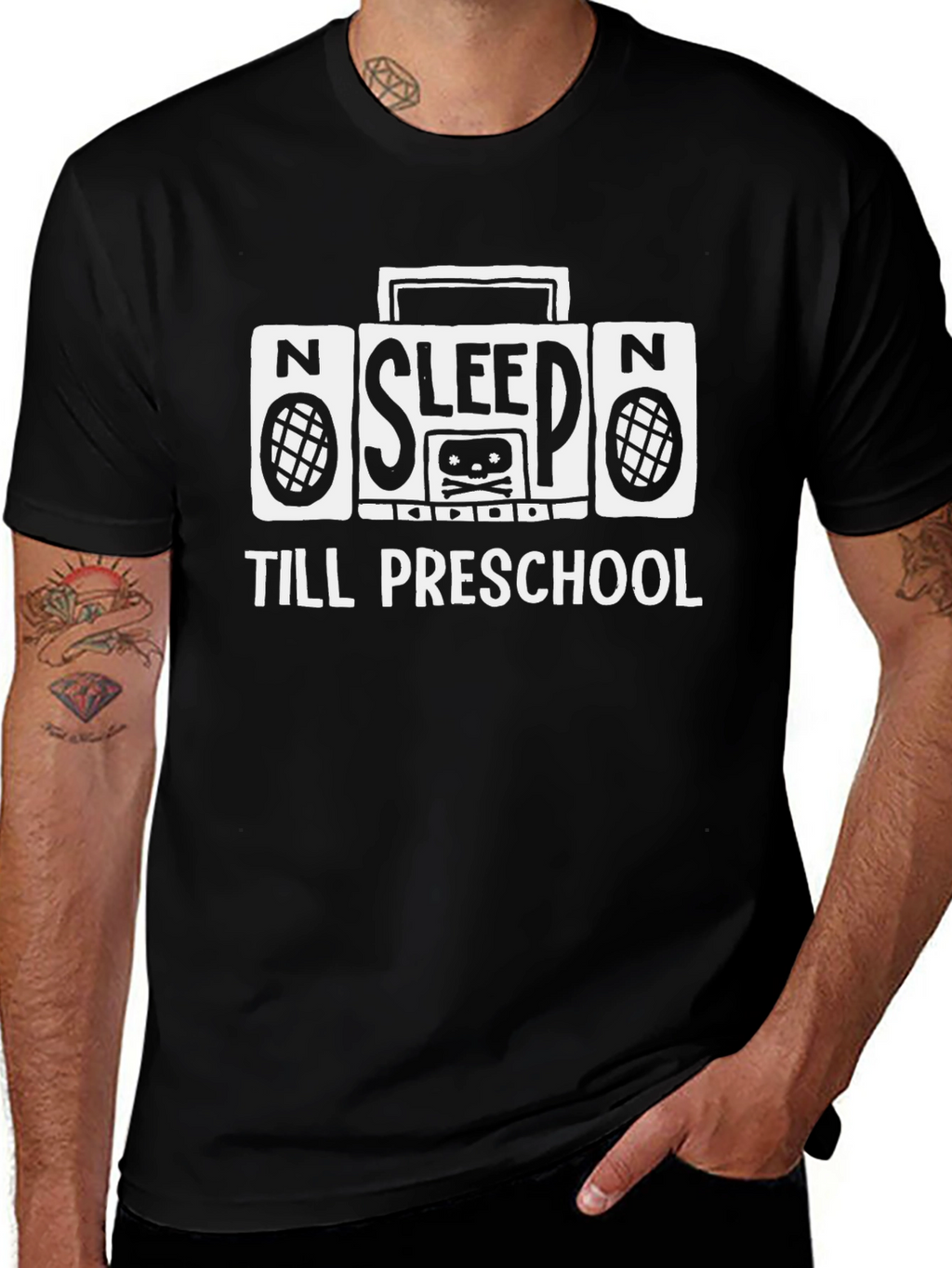 Sleep Till Preschool Graphic T-Shirt