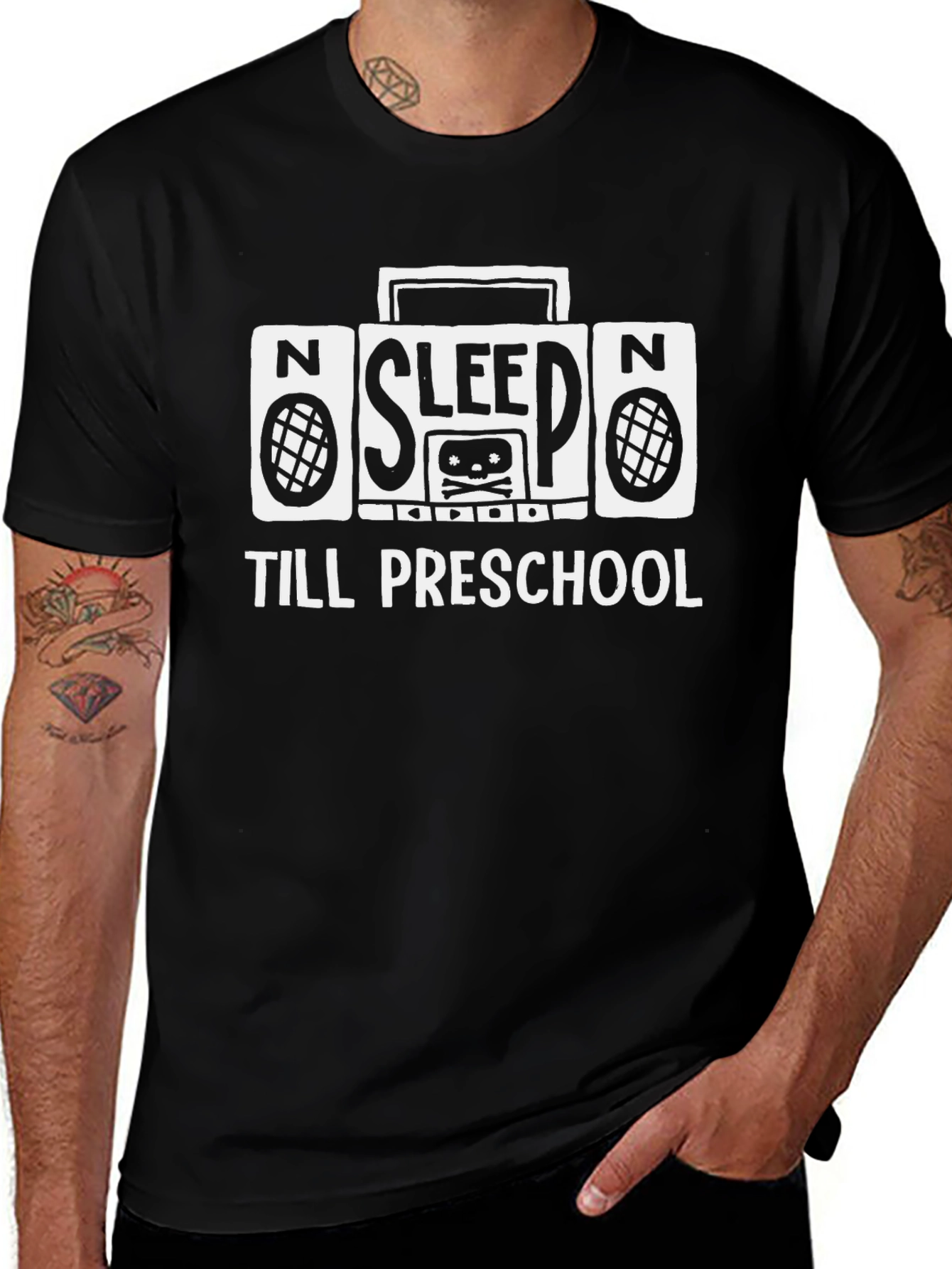 Sleep Till Preschool Graphic T-Shirt