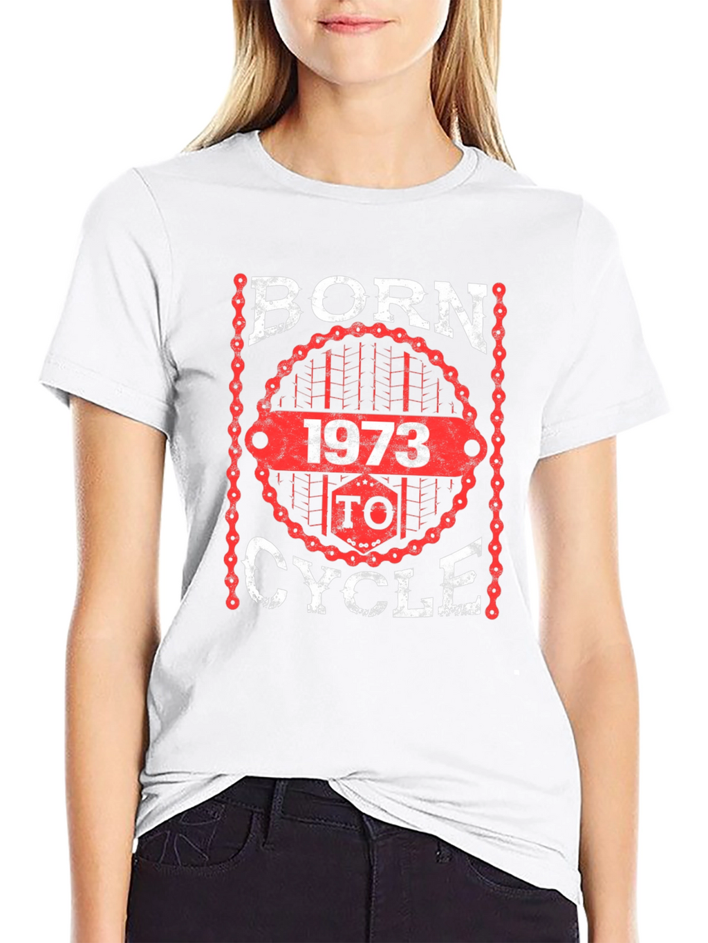 Born 1973 to Cycle Black T-Shirt