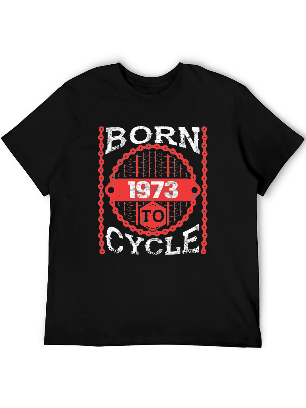 Born 1973 to Cycle Black T-Shirt