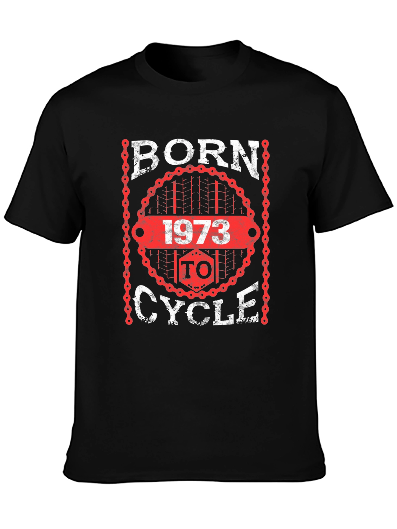 Born 1973 to Cycle Black T-Shirt