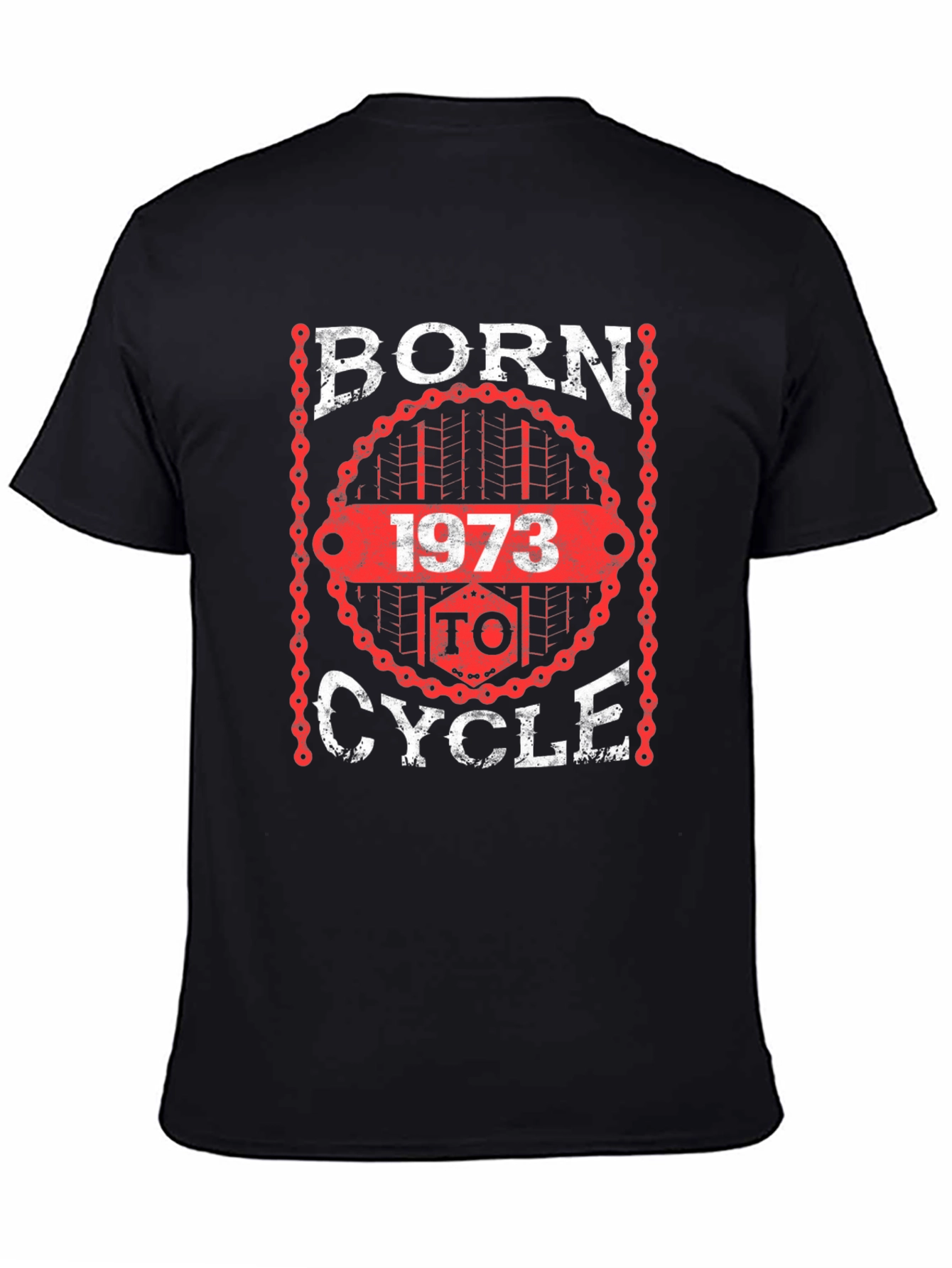 Born 1973 to Cycle Black T-Shirt