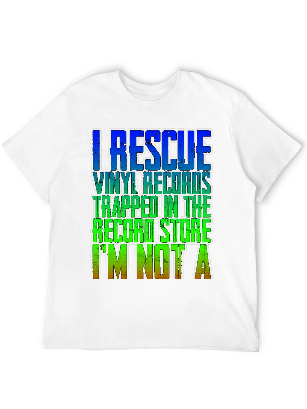 Vinyl Record Rescuer Graphic T-Shirt