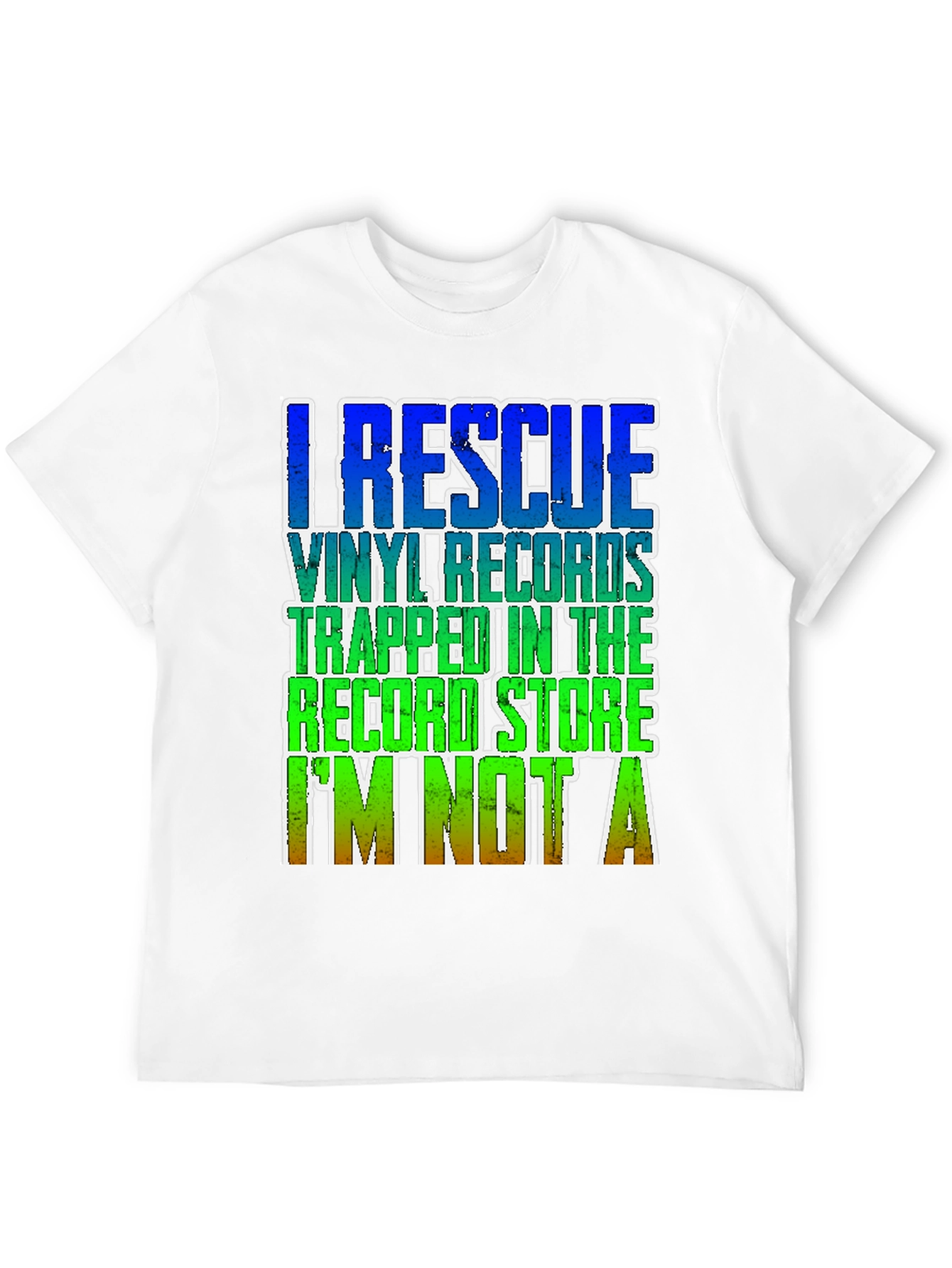 Vinyl Record Rescuer Graphic T-Shirt