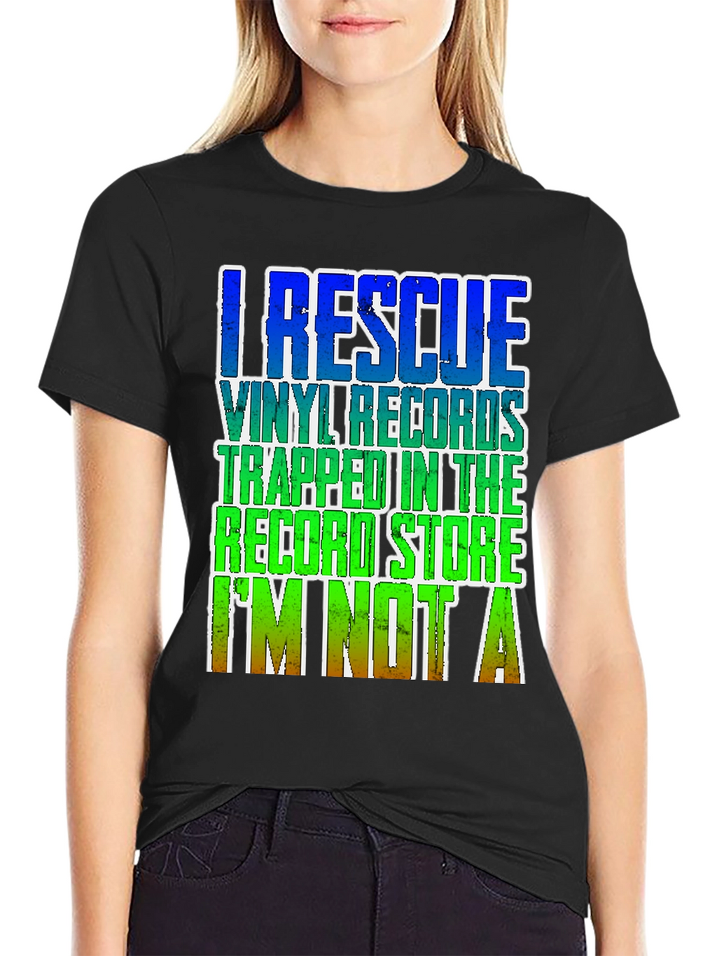 Vinyl Record Rescuer Graphic T-Shirt