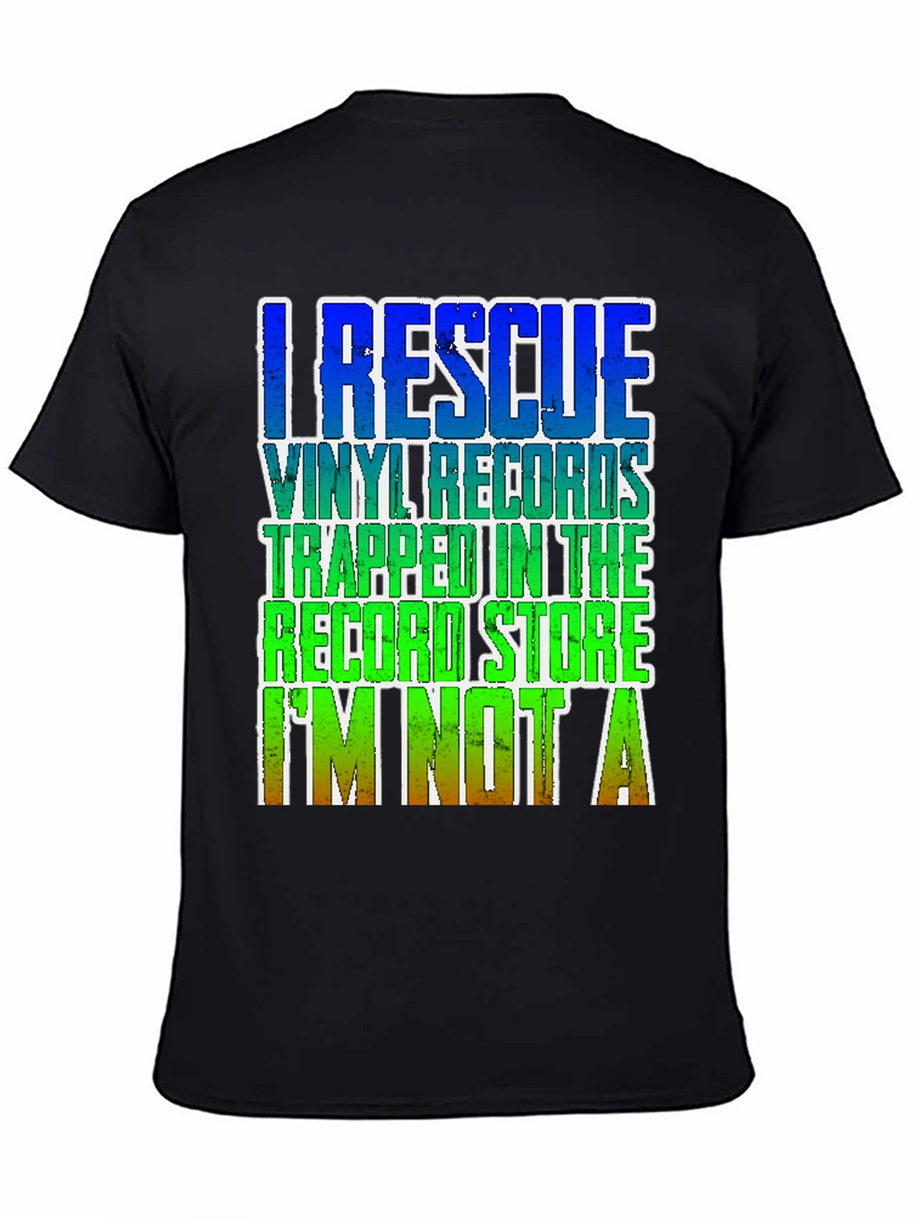 Vinyl Record Rescuer Graphic T-Shirt
