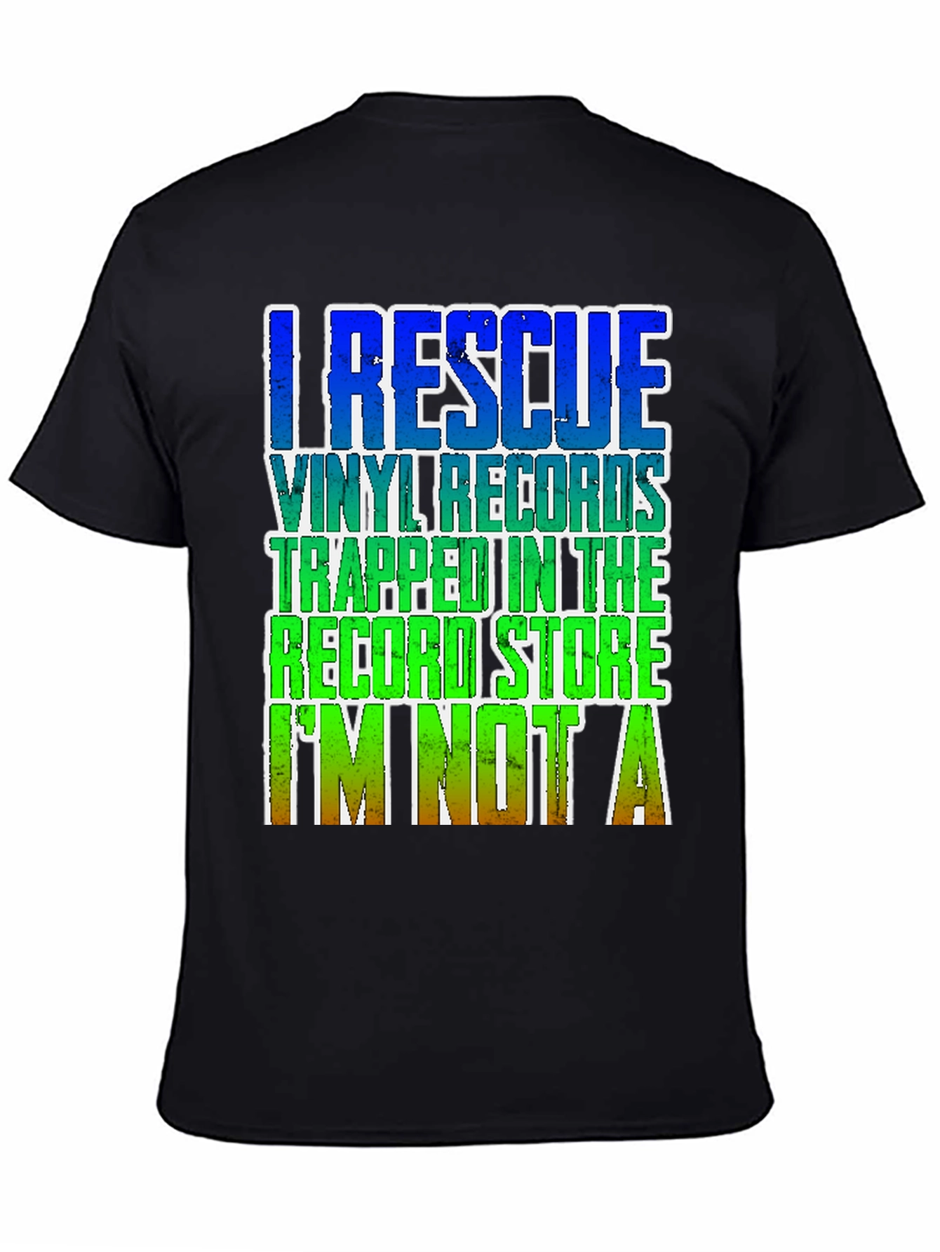 Vinyl Record Rescuer Graphic T-Shirt