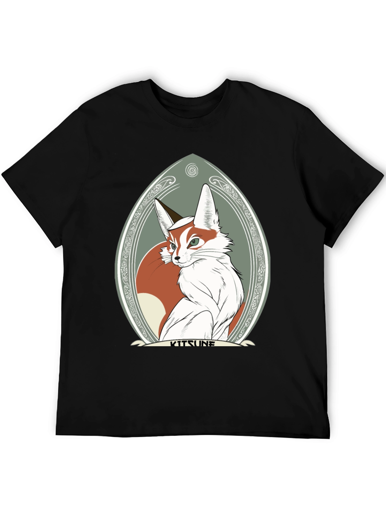 Kitsune Fox Graphic Tee - Stylish & Unique Design