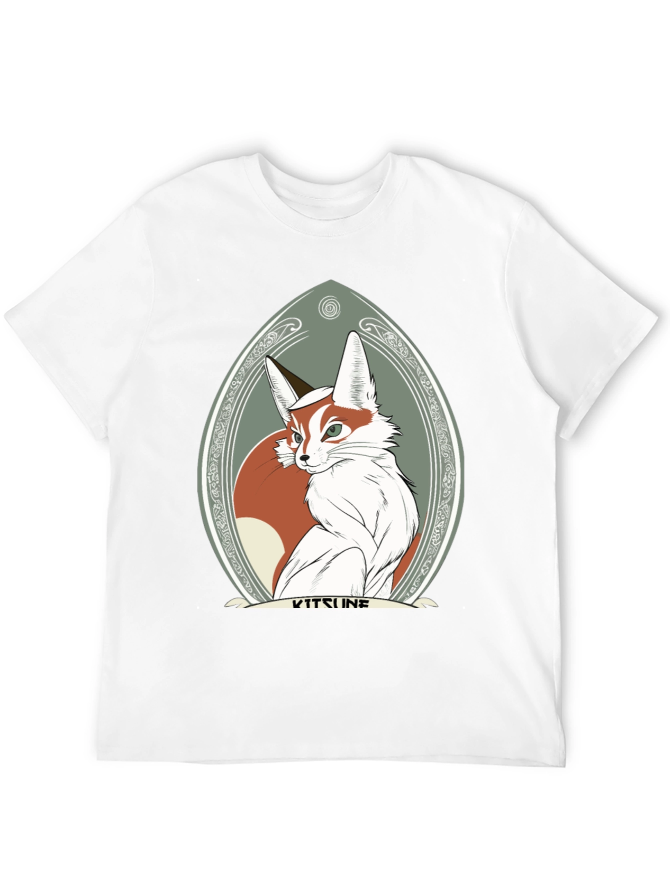 Kitsune Fox Graphic Tee - Stylish & Unique Design
