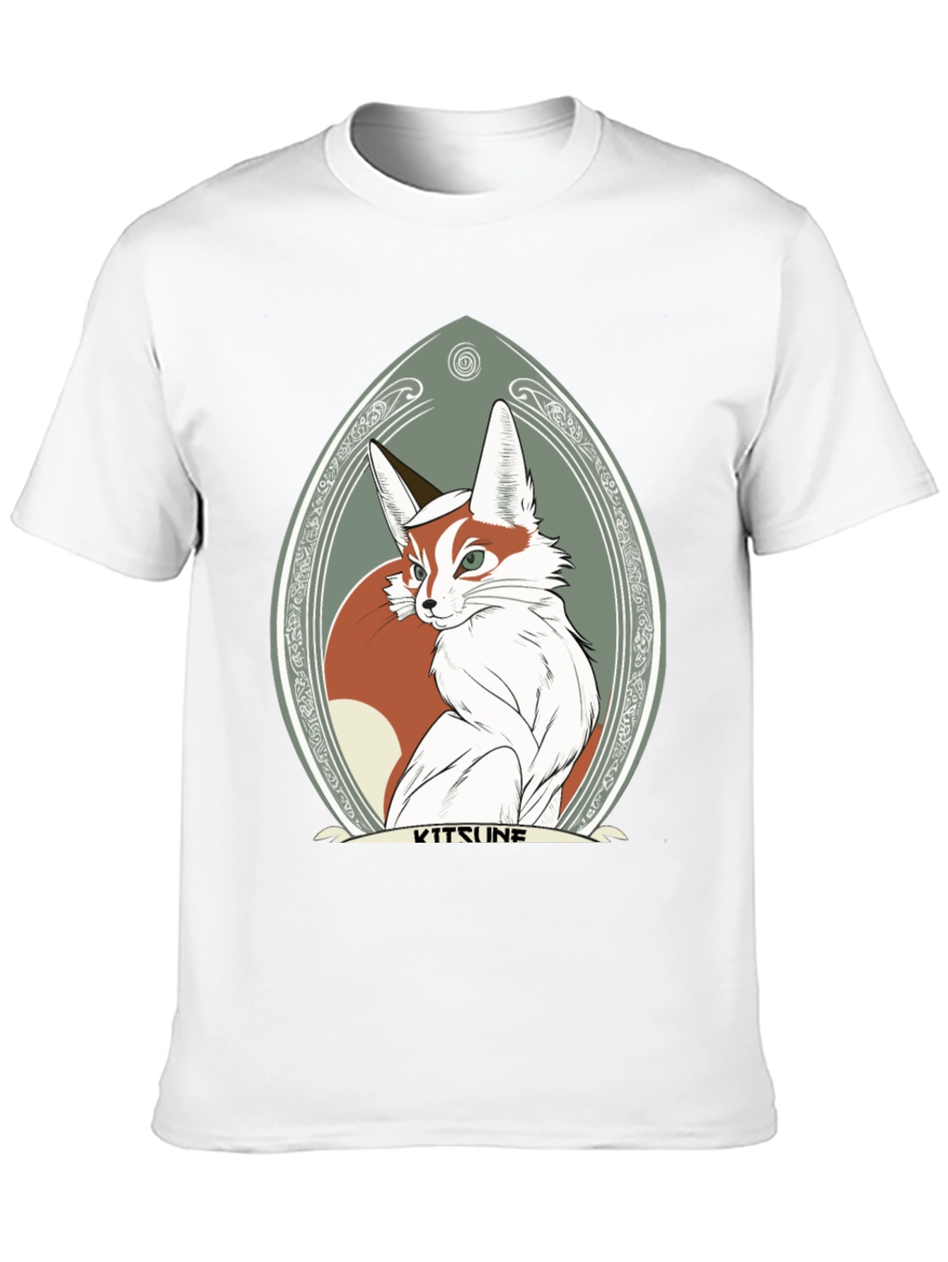 Kitsune Fox Graphic Tee - Stylish & Unique Design