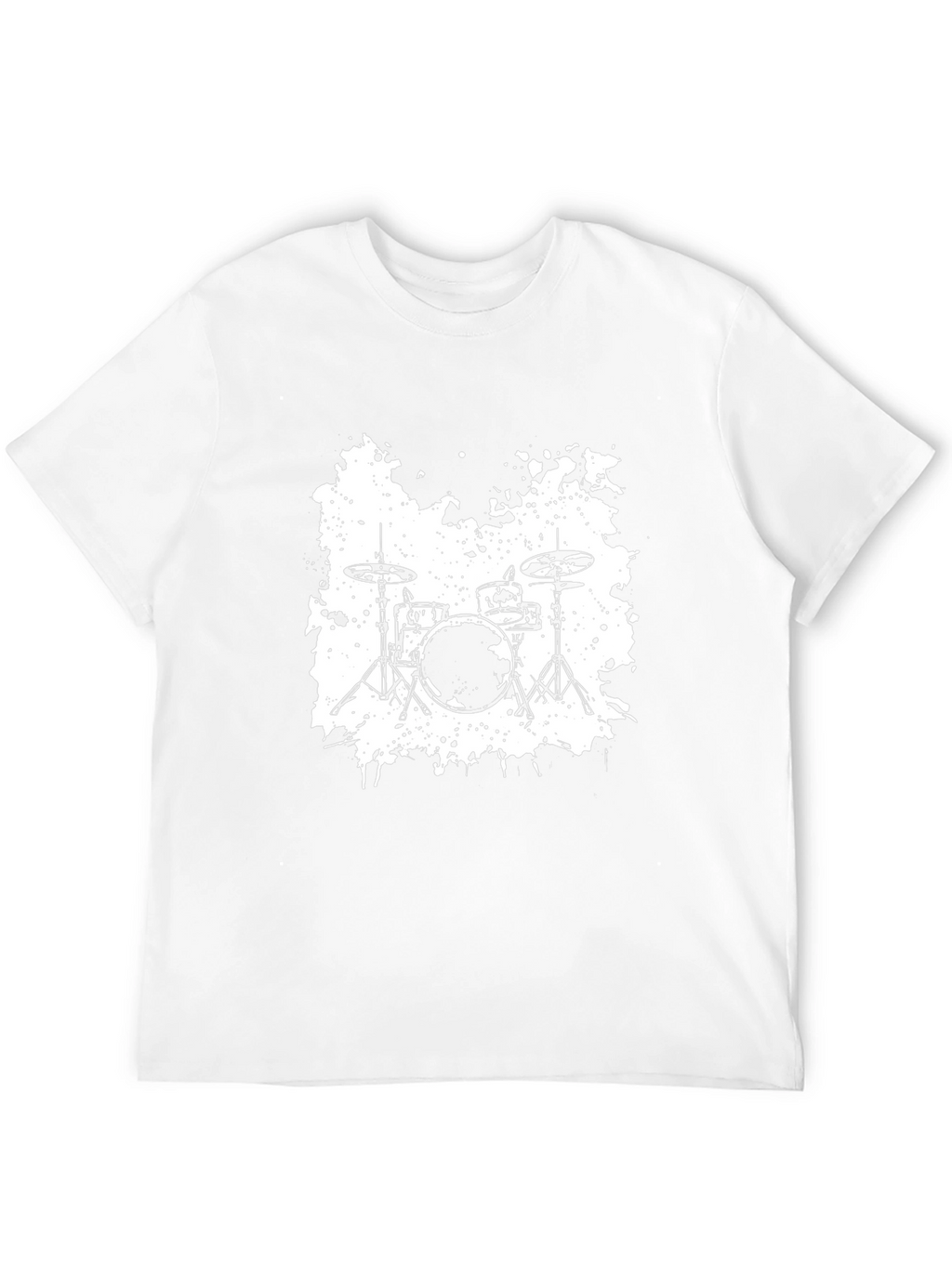 Drum Kit Graphic Black T-Shirt