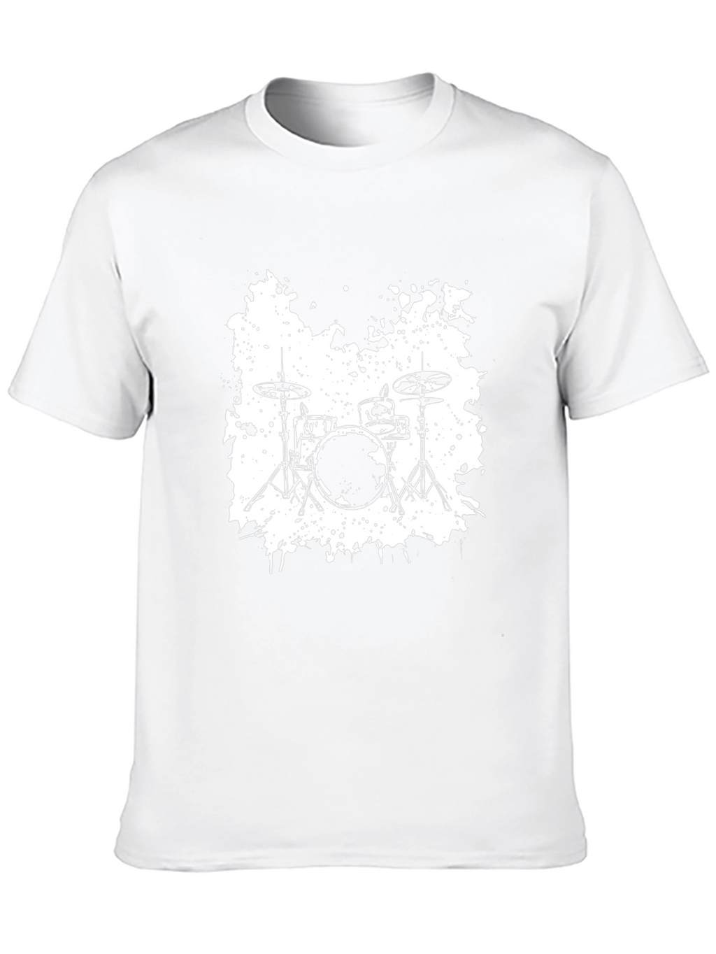Drum Kit Graphic Black T-Shirt