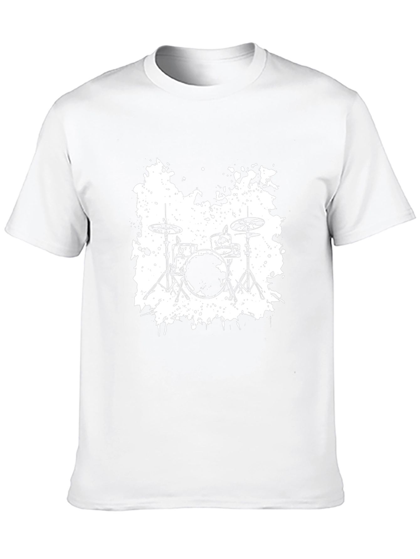 Drum Kit Graphic Black T-Shirt
