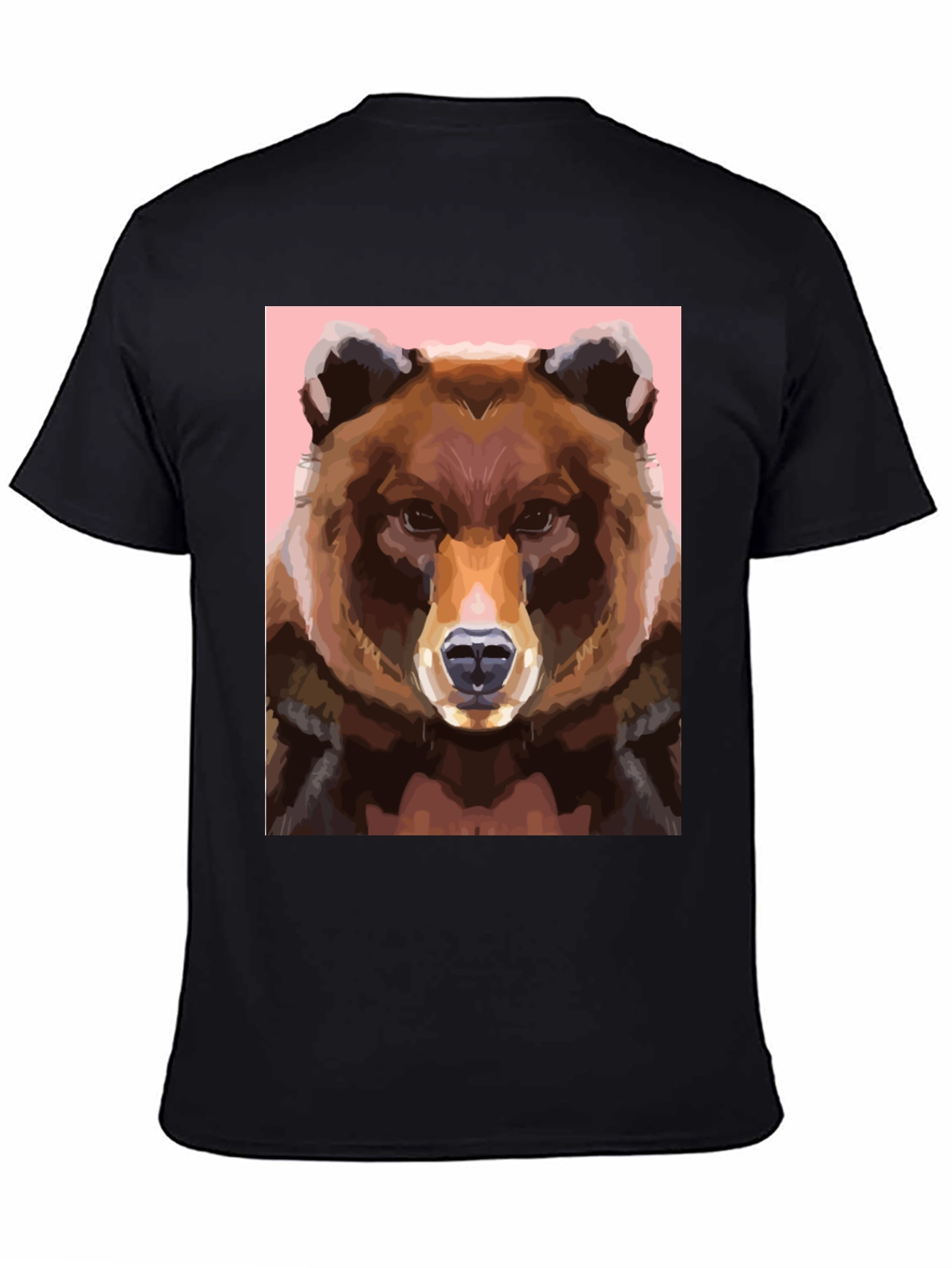 Bear Graphic Tee - Cool Animal Print Shirt