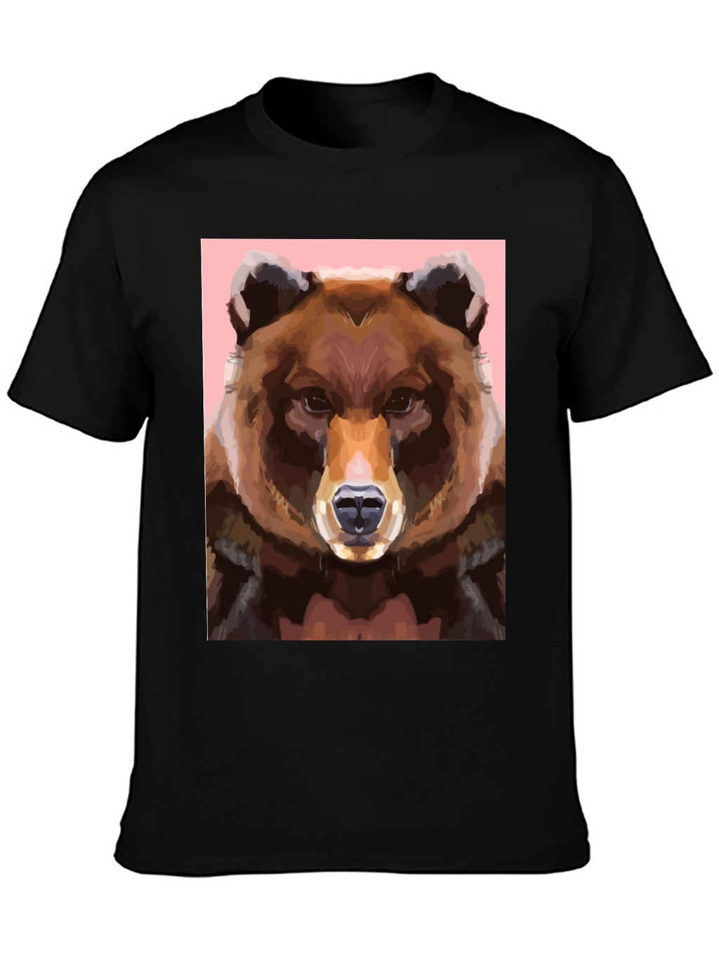 Bear Graphic Tee - Cool Animal Print Shirt