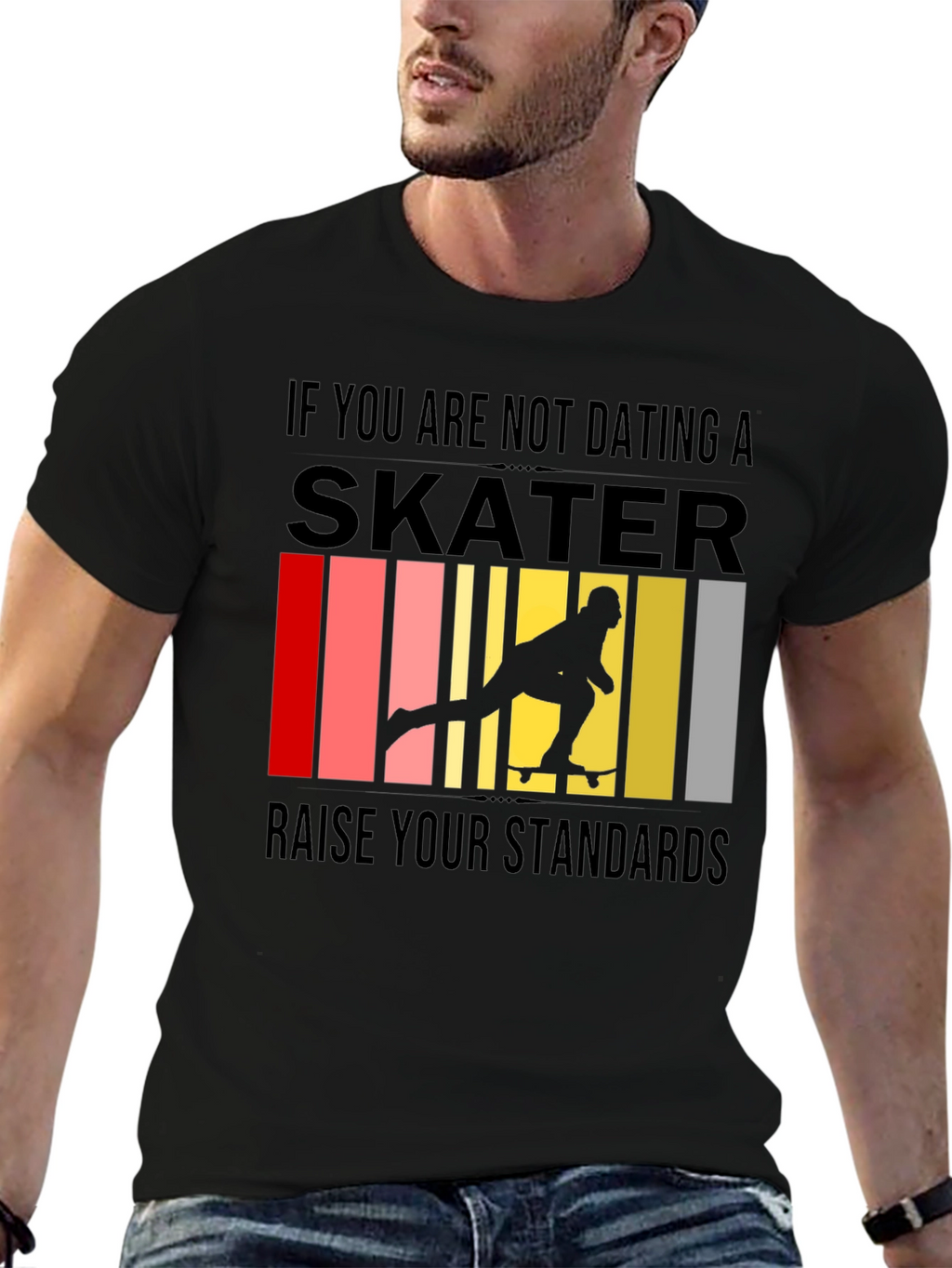 Skater Graphic T-Shirt - Raise Your Standards