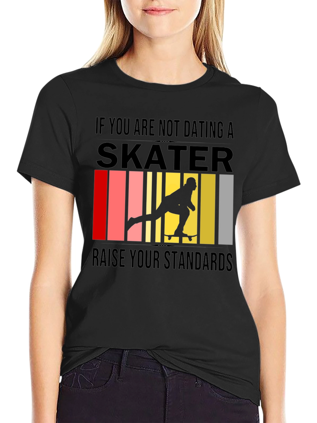 Skater Graphic T-Shirt - Raise Your Standards