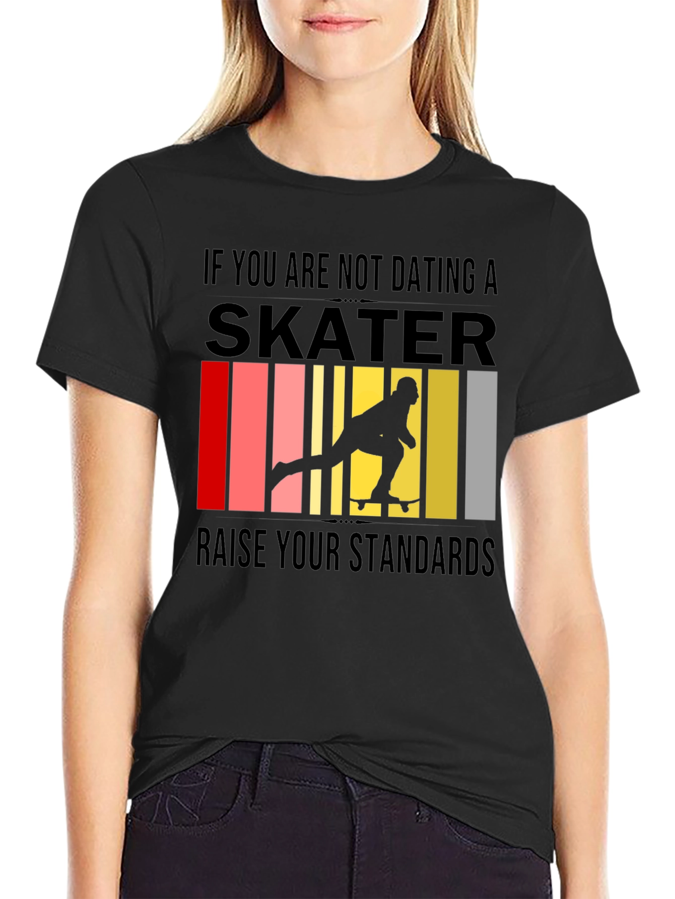 Skater Graphic T-Shirt - Raise Your Standards