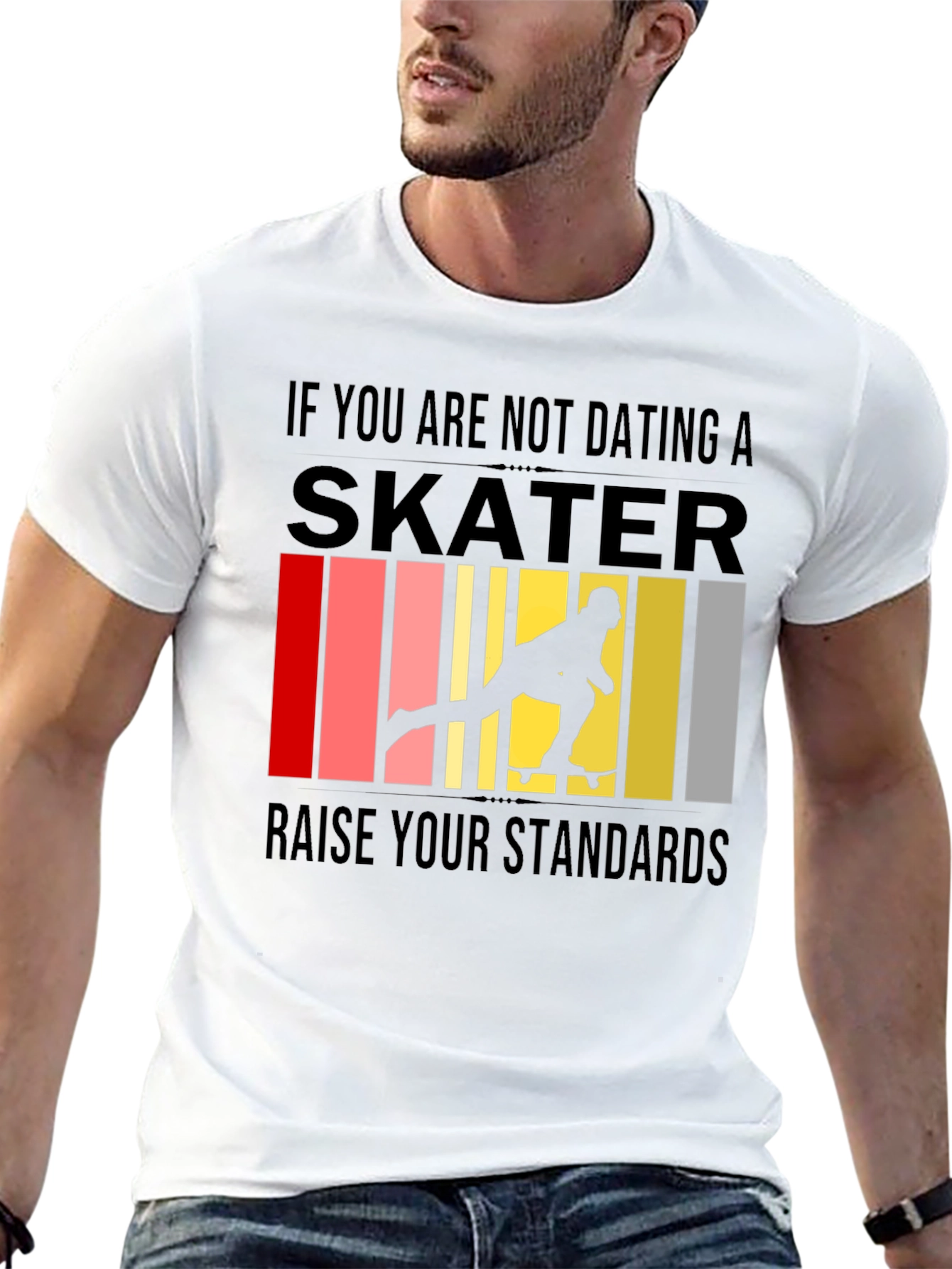 Skater Graphic T-Shirt - Raise Your Standards