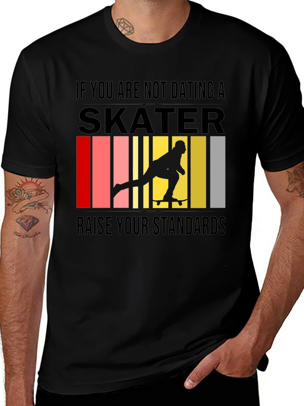 Skater Graphic T-Shirt - Raise Your Standards