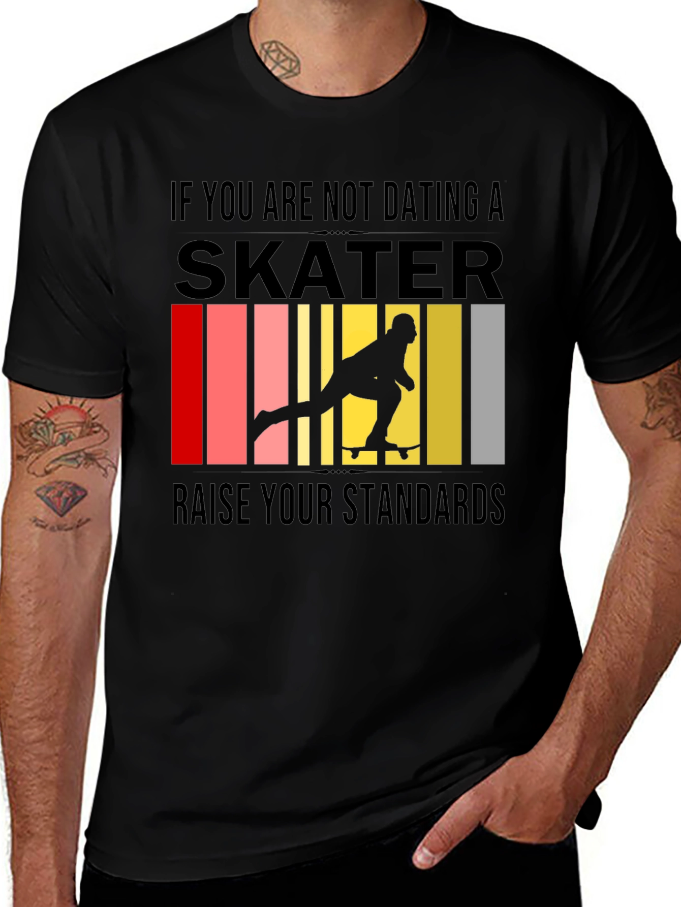 Skater Graphic T-Shirt - Raise Your Standards
