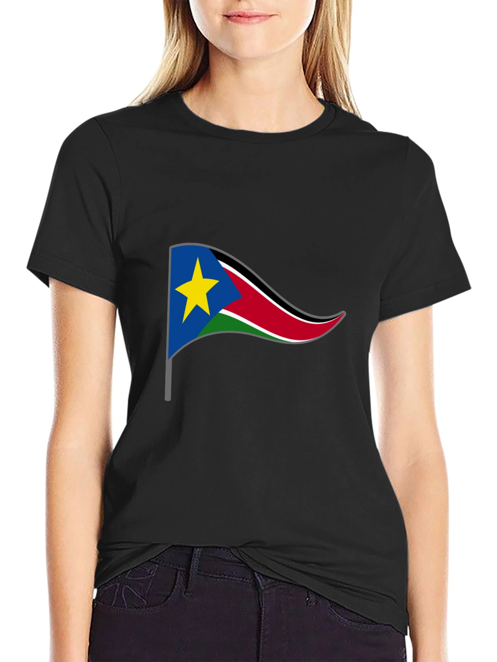 South Sudan Flag Graphic T-Shirt