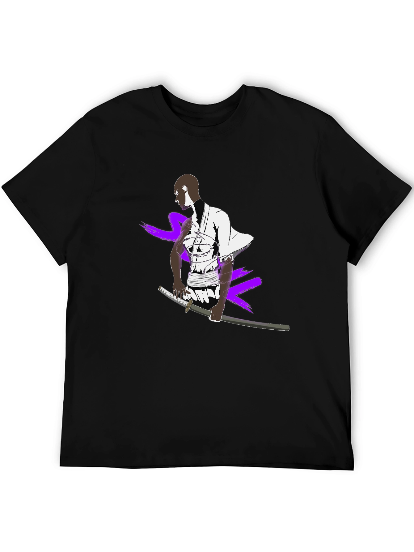 Samurai Graphic Black T-Shirt